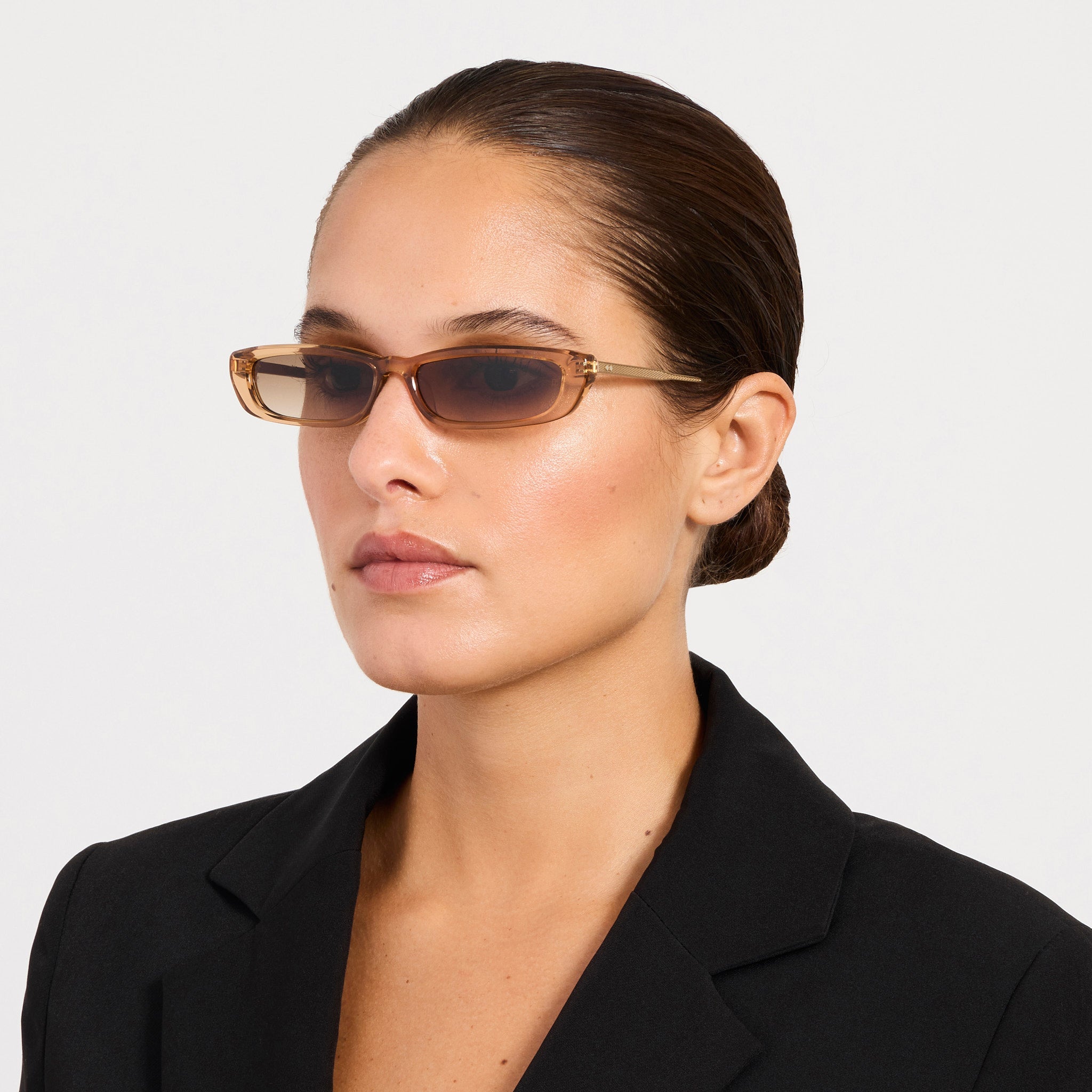 Darya Sunglasses in Honey - LINDA FARROW - Sunglasses - 
