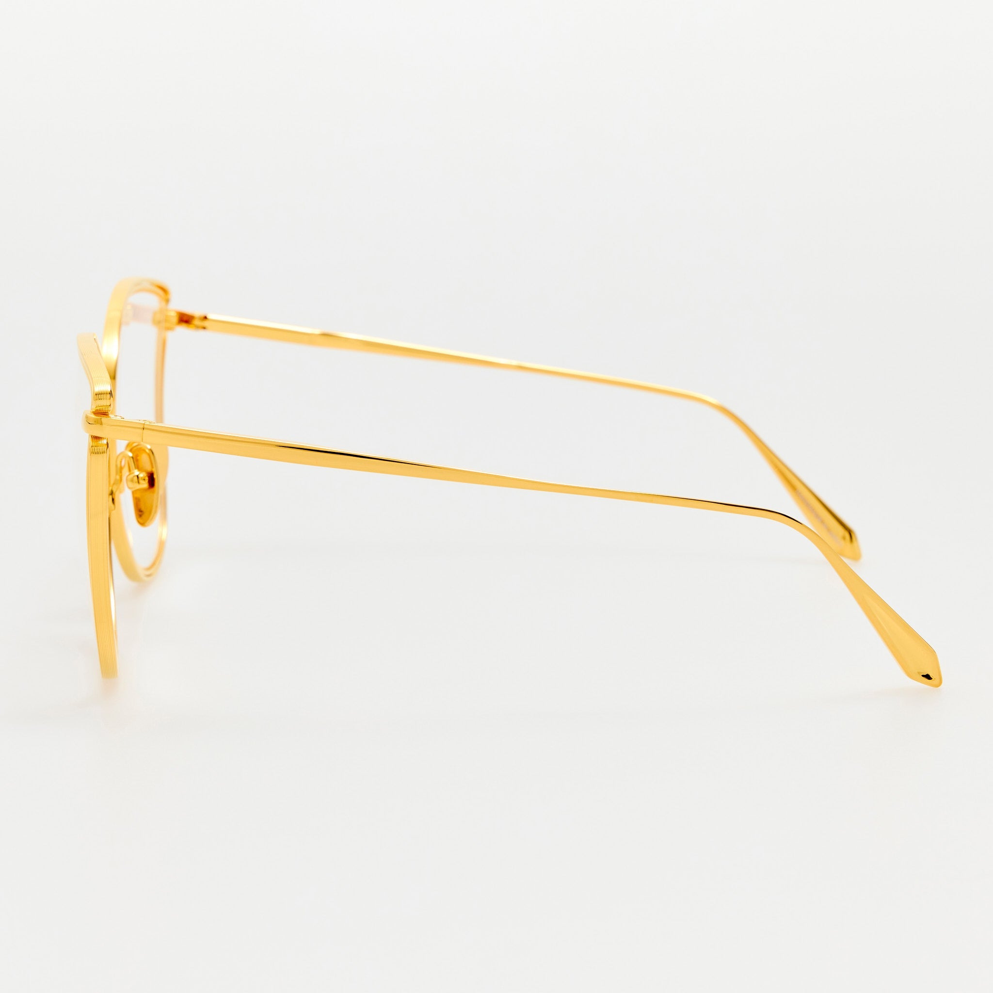 Dinah Optical Frame in 22K Yellow Gold - LINDA FARROW - Optical Frame - 