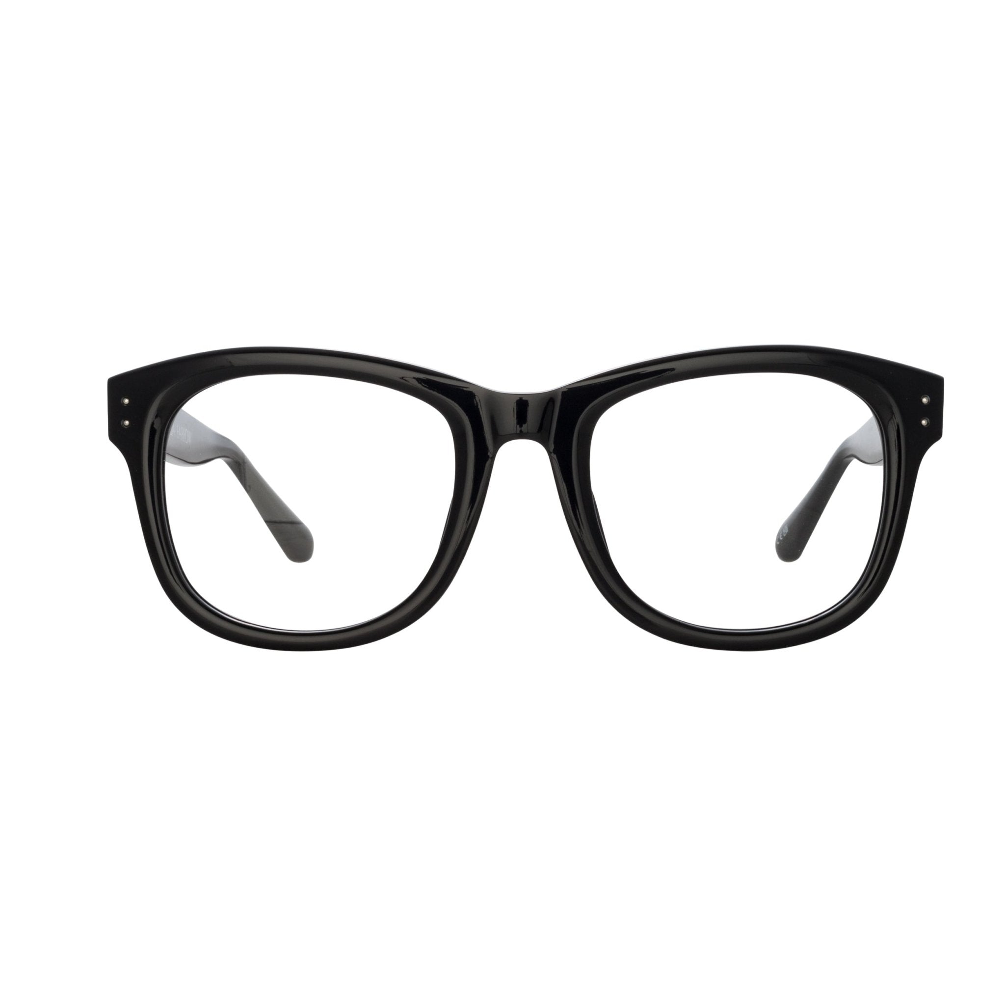 Edson Optical in Black and Nickel - LINDA FARROW - Optical Frame - 