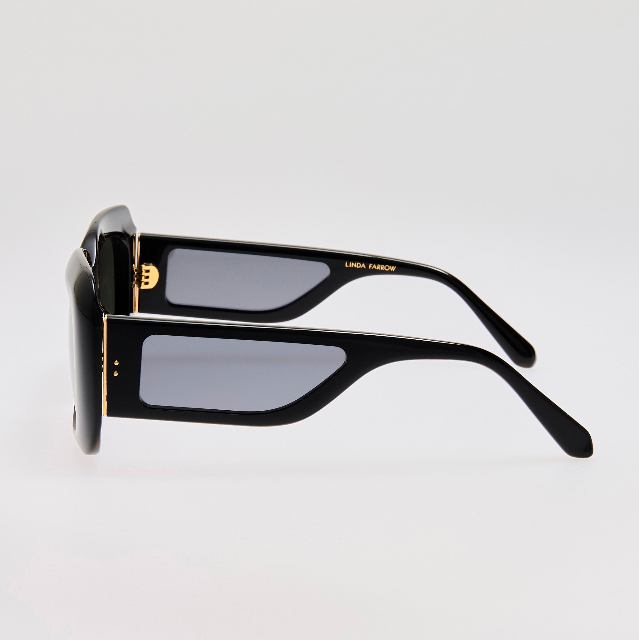 Emmy Sunglasses in Black - LINDA FARROW - Sunglasses - 