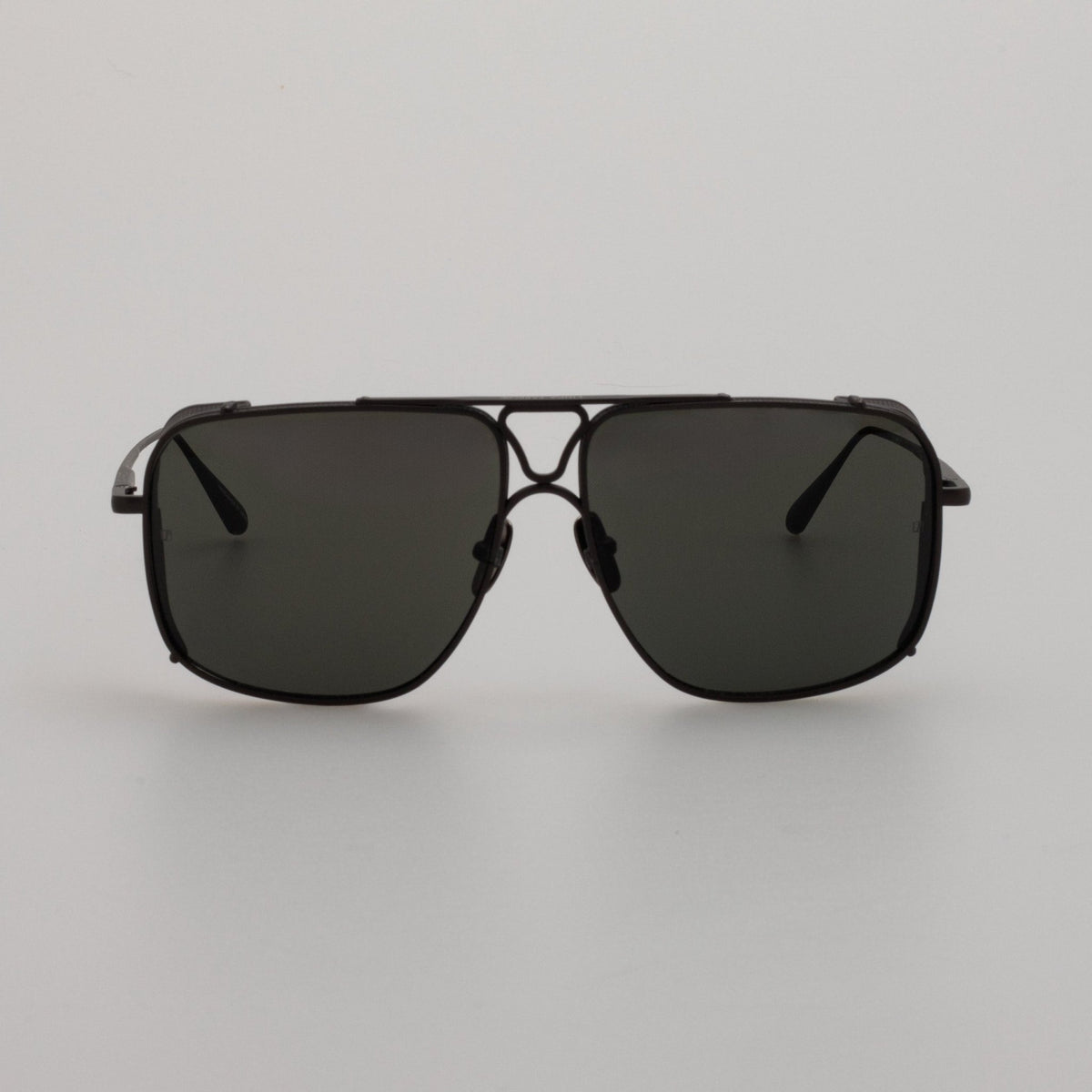 Enzo Sunglasses in Matt Black Nickel