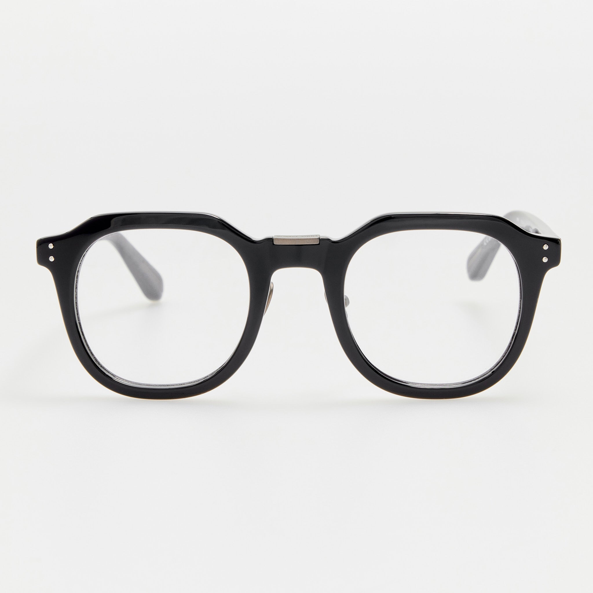 Fletcher Optical Frame in Matt Black Nickel - LINDA FARROW - Optical Frame - 