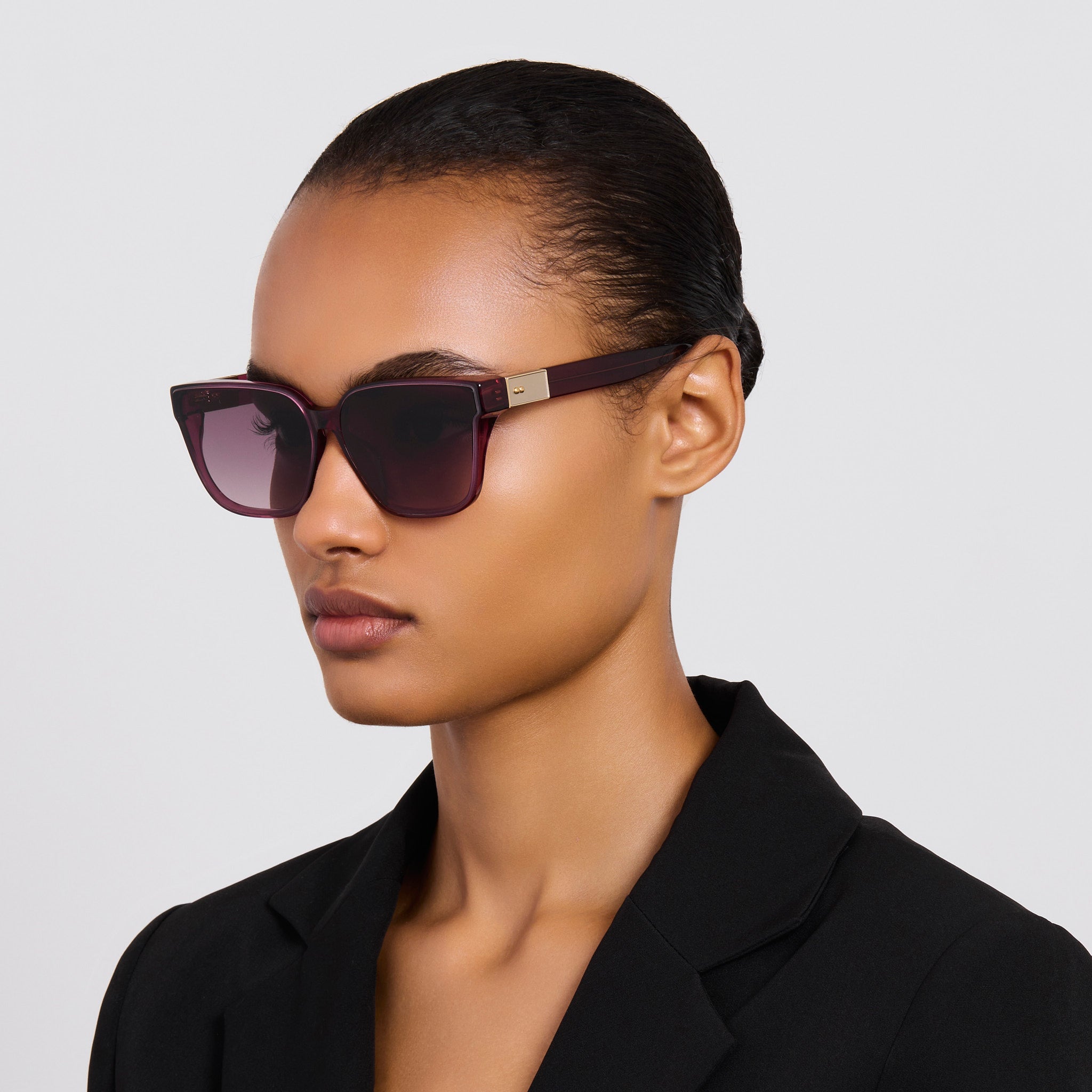 Frey Sunglasses in Wine - LINDA FARROW - Sunglasses - 