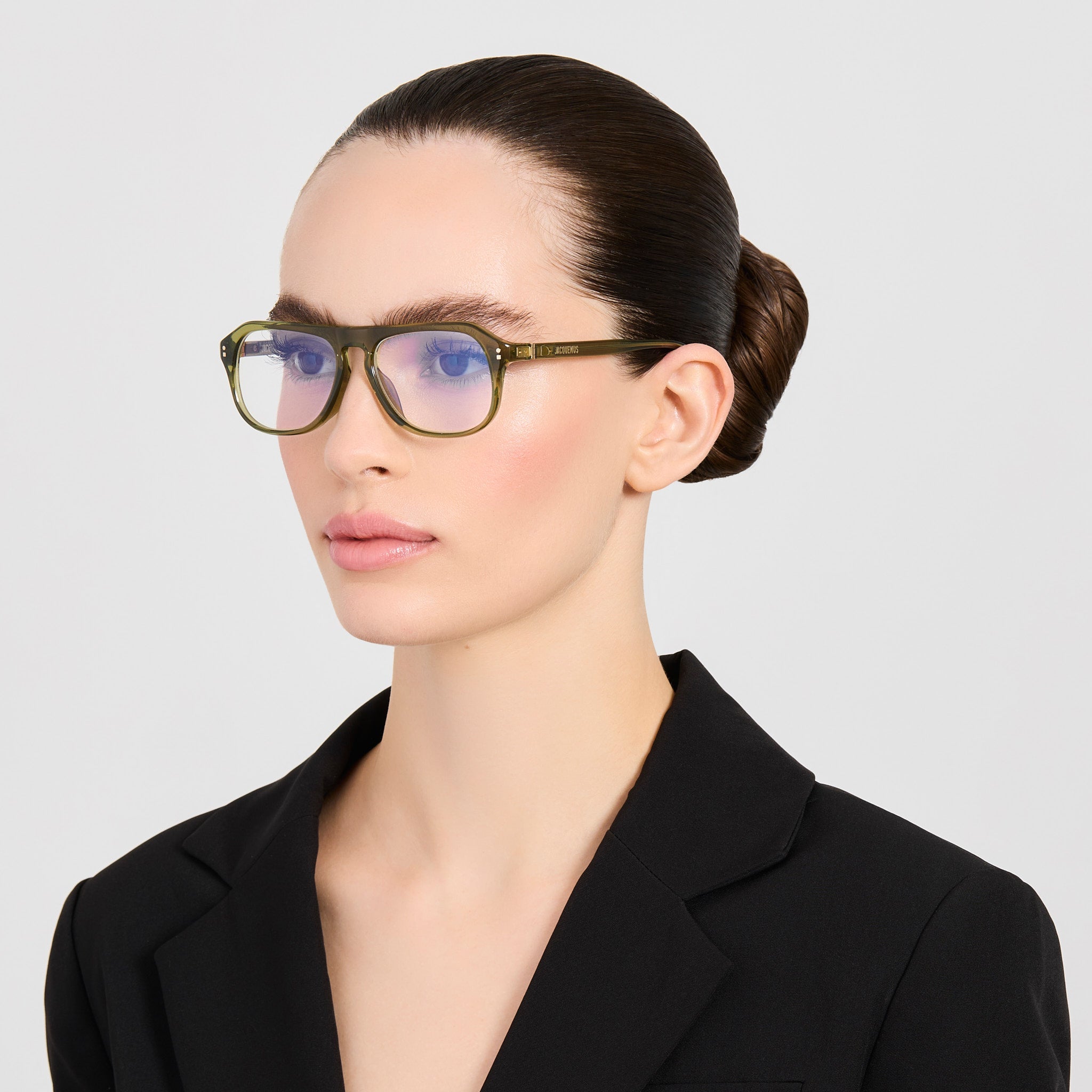 Giorno Optical in Green - LINDA FARROW-Optical Frame-