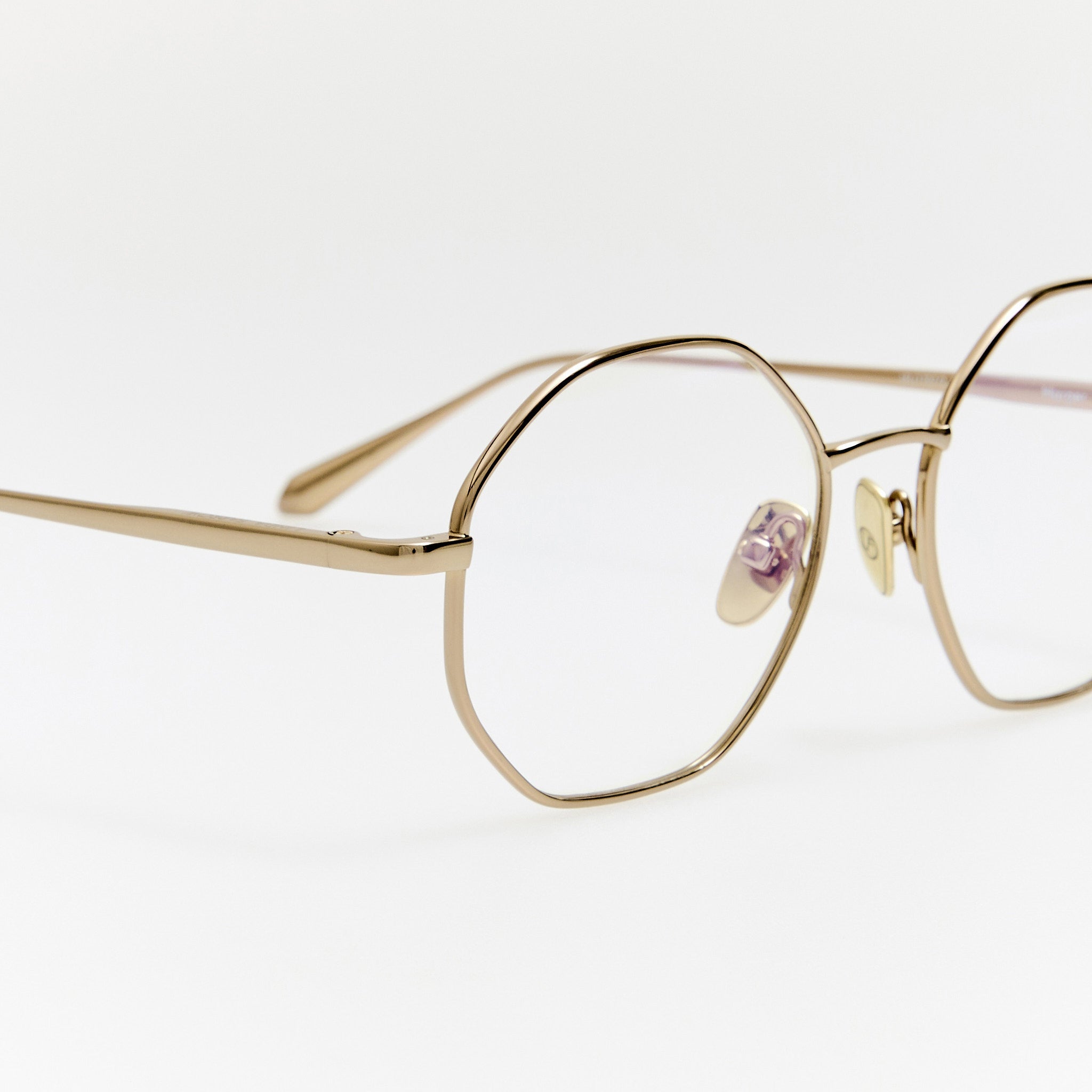 Harper Optical in 22K Light Gold - LINDA FARROW - Optical Frame - 