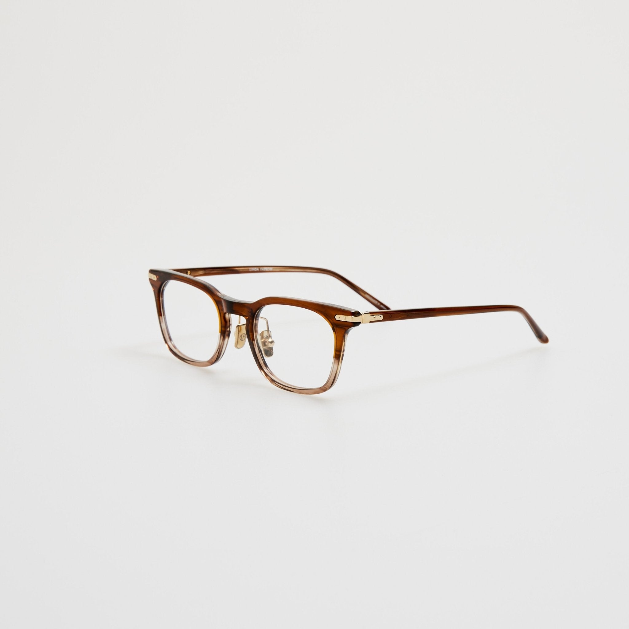 Hawkin Optical in Caramel Horn - LINDA FARROW - Optical Frame - 