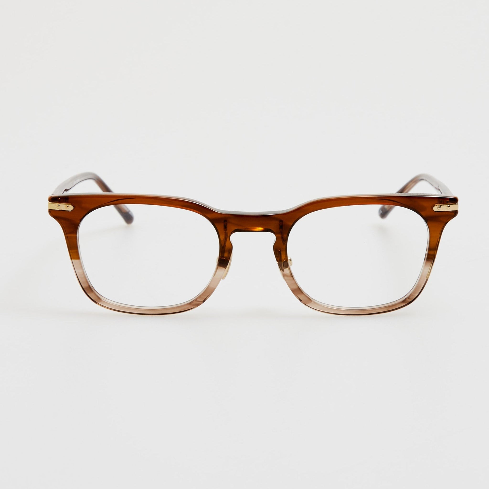 Hawkin Optical in Caramel Horn - LINDA FARROW - Optical Frame - 