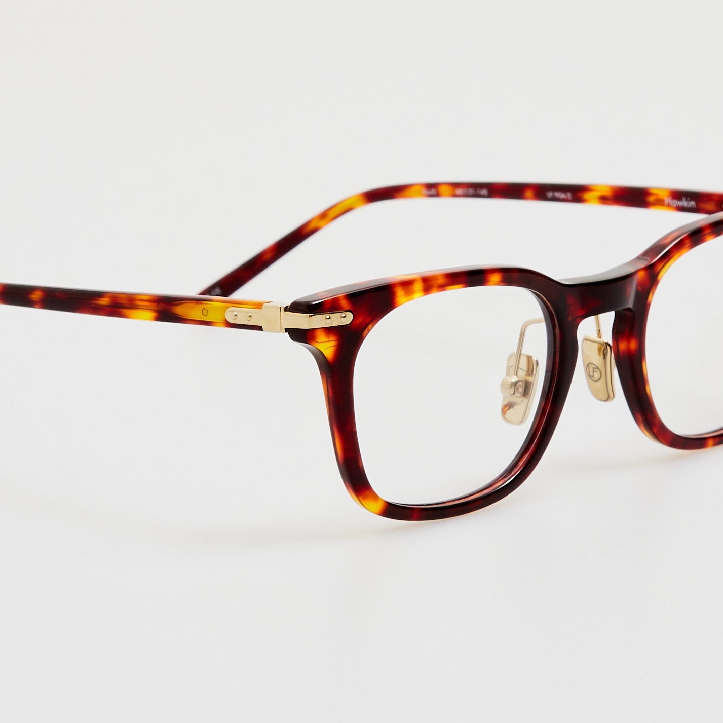 Hawkin Optical in Dark Tortoiseshell - LINDA FARROW - Optical Frame - 