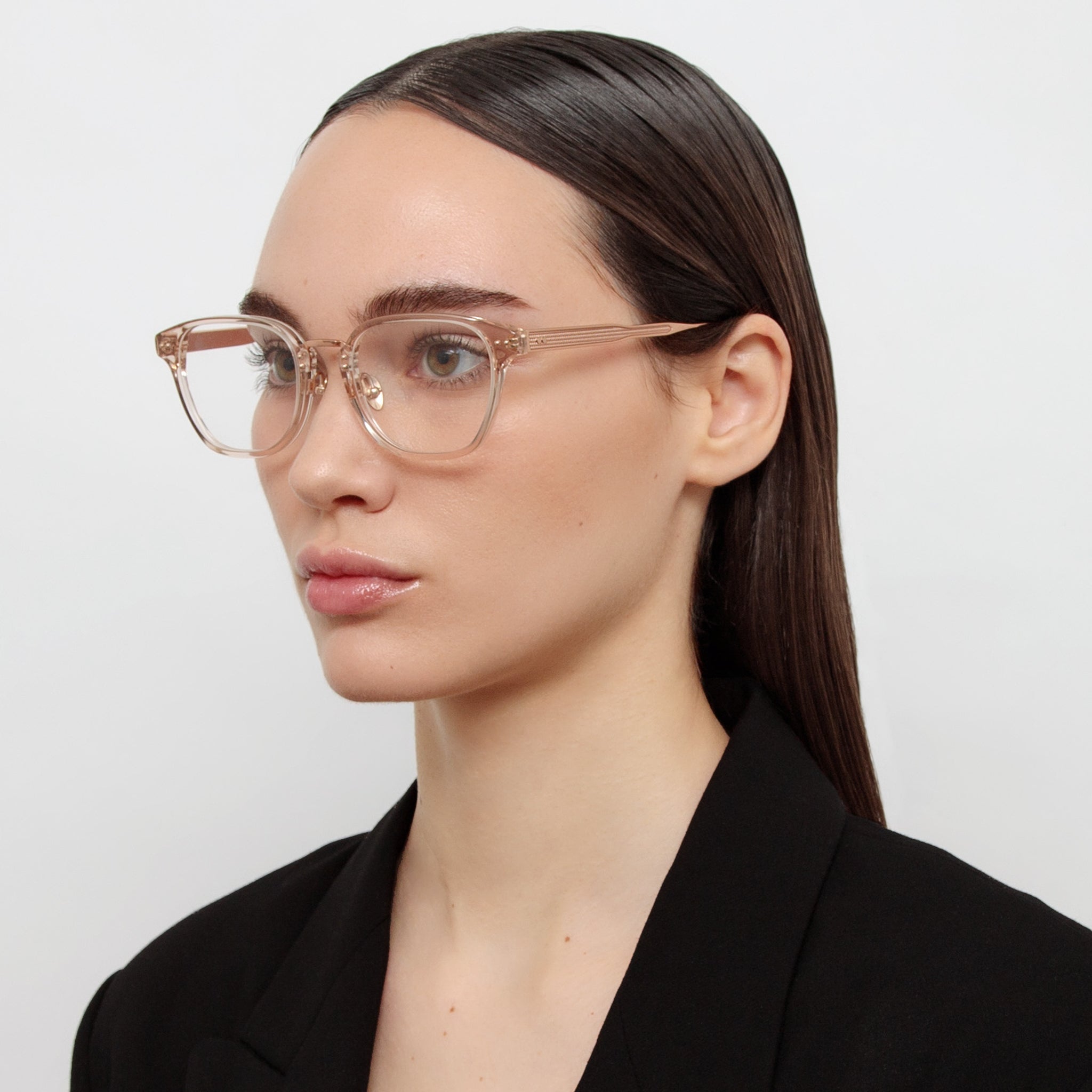 Jeffrey Optical Frame in Ash - LINDA FARROW - Optical Frame - 