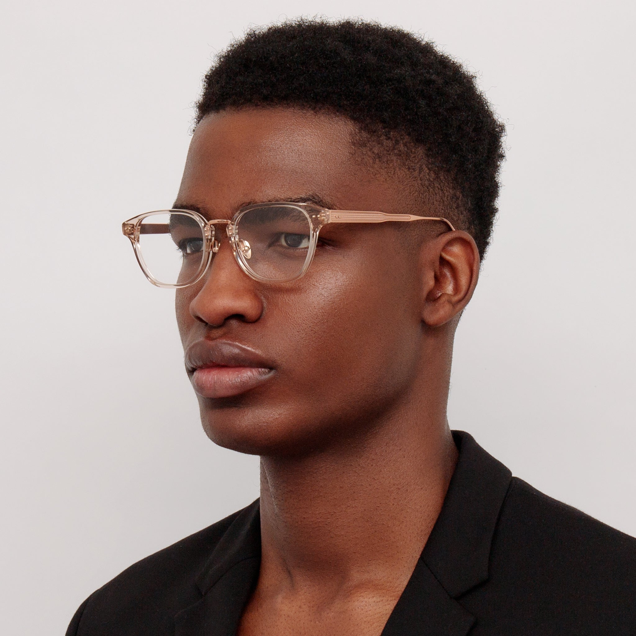 Jeffrey Optical Frame in Ash - LINDA FARROW - Optical Frame - 