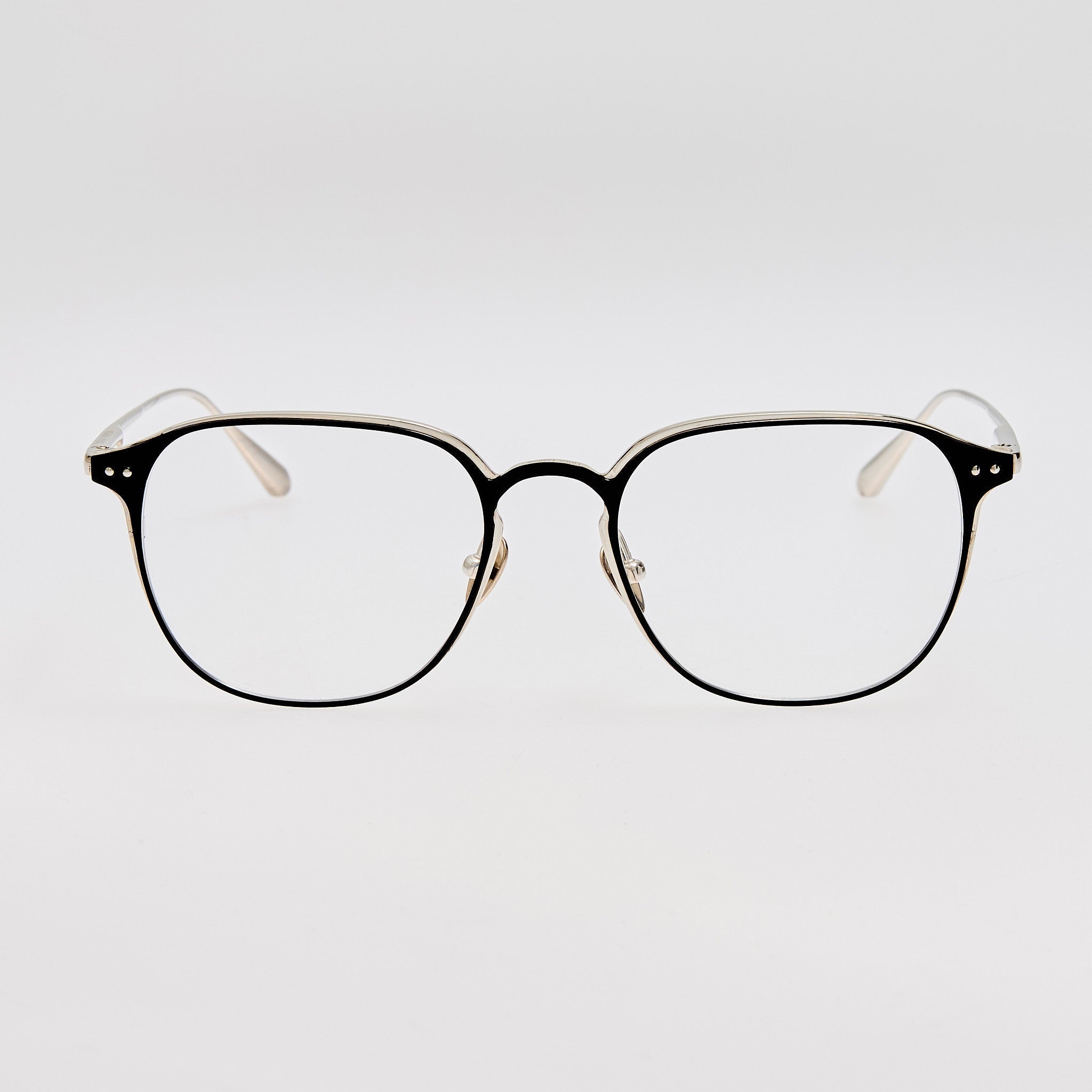 Jude Optical in 22K White Gold - LINDA FARROW - Optical Frame - 