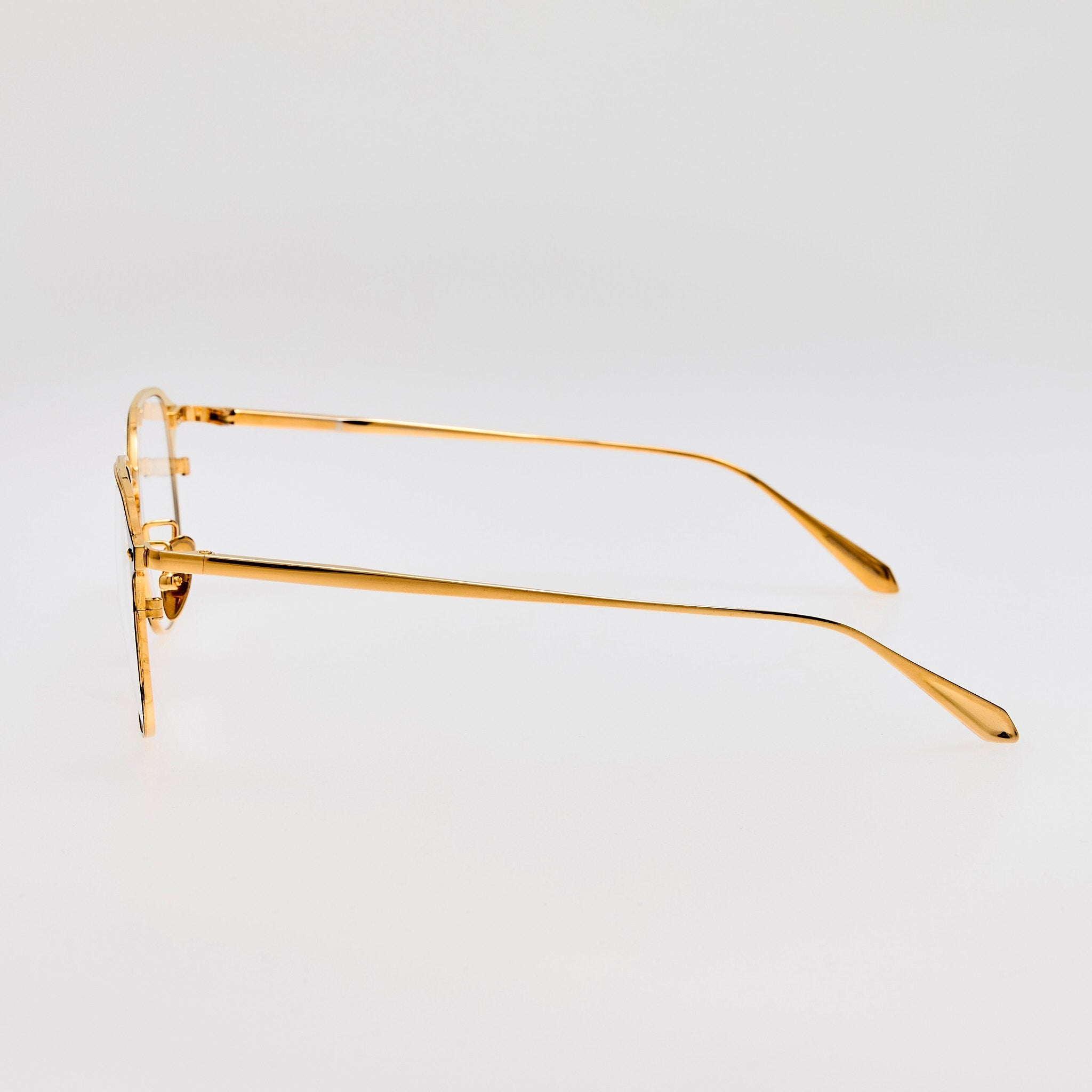 Jude Optical in 22K Yellow Gold - LINDA FARROW - Optical Frame - 