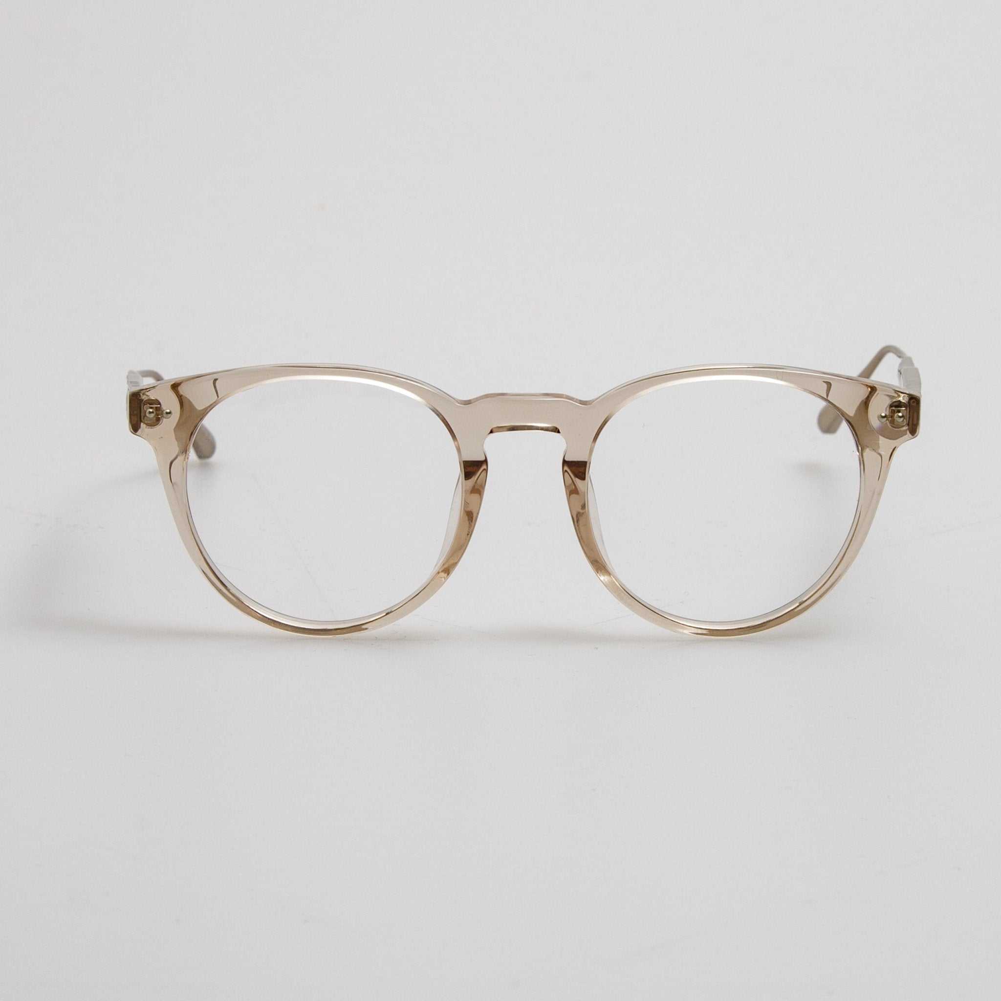 Kaan Oval Optical Frame in 22K Light Gold - LINDA FARROW - Optical Frame - 