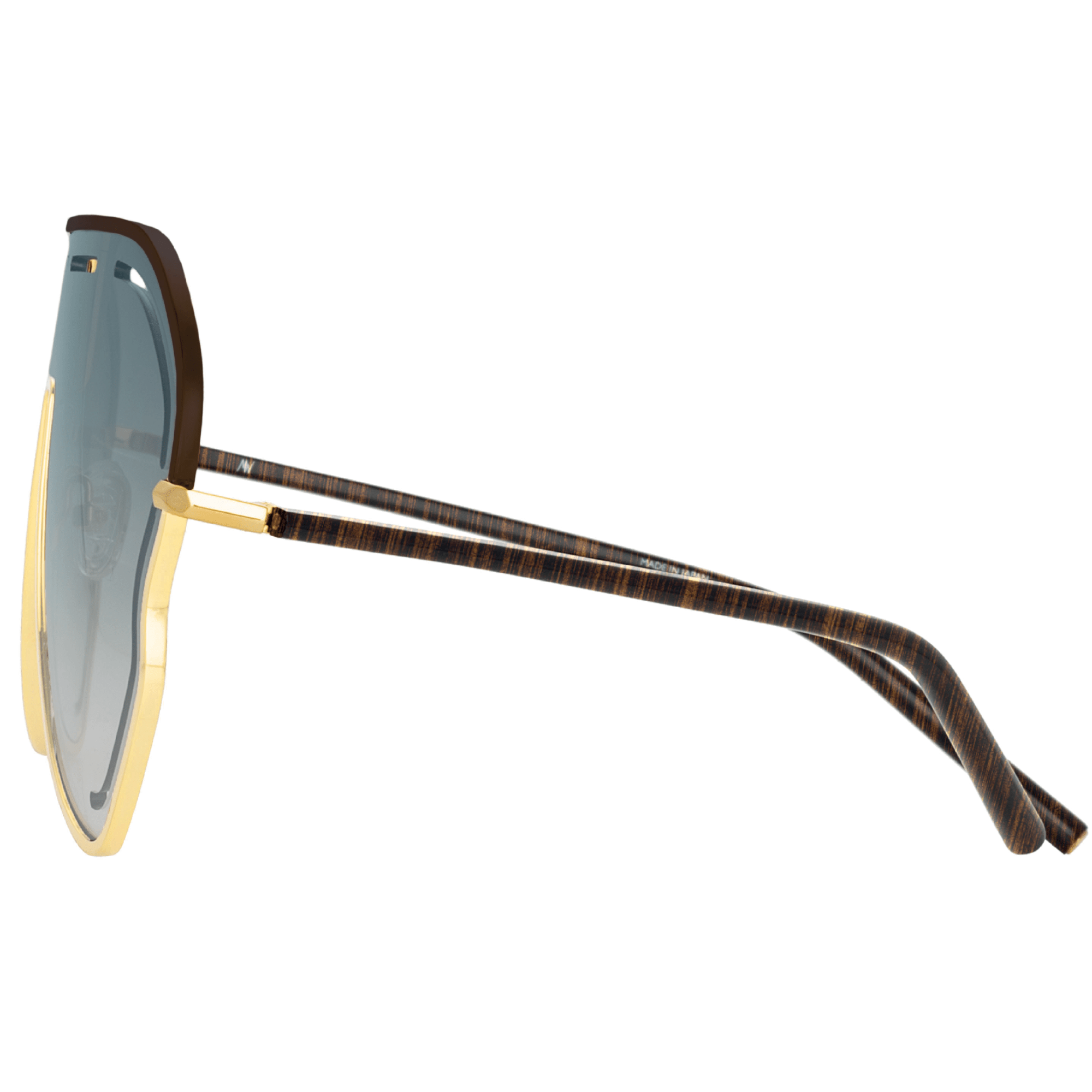 Kika Gardenia Sunglasses in Aqua - LINDA FARROW - Sunglasses - 