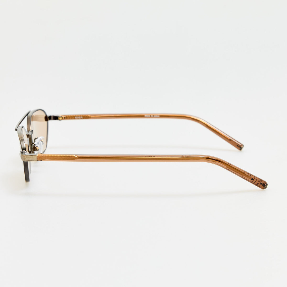 Kika Gloria Sunglasses in Antique Gold and Slate - LINDA FARROW-Sunglasses-