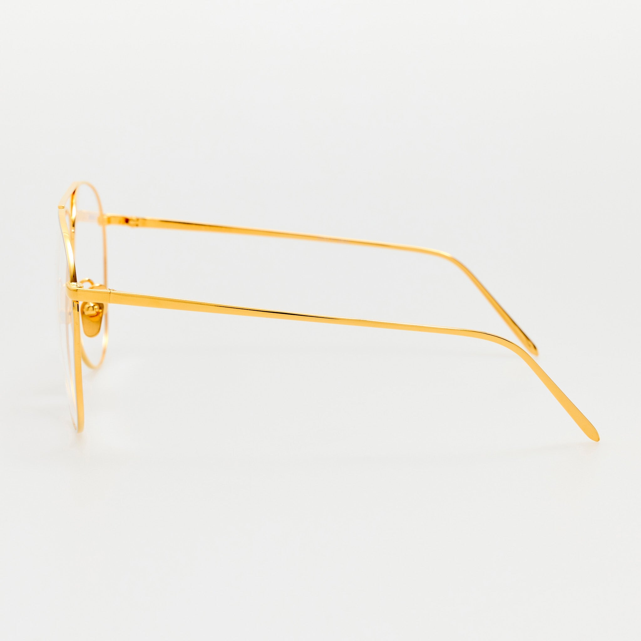Kirk Aviator Optical Frame in 22K Yellow Gold - LINDA FARROW - Optical Frame - 