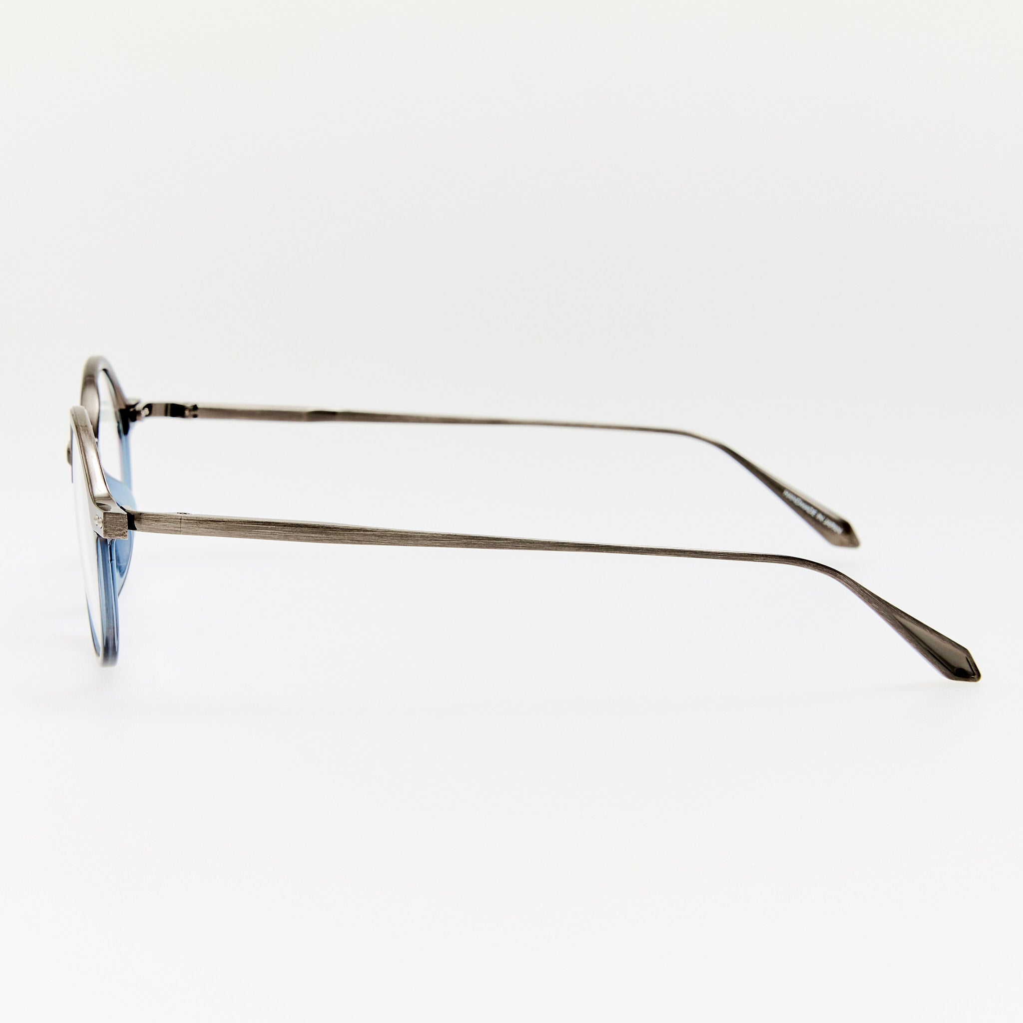 Kit Optical in Antique White Gold and Navy - LINDA FARROW - Optical Frame - 