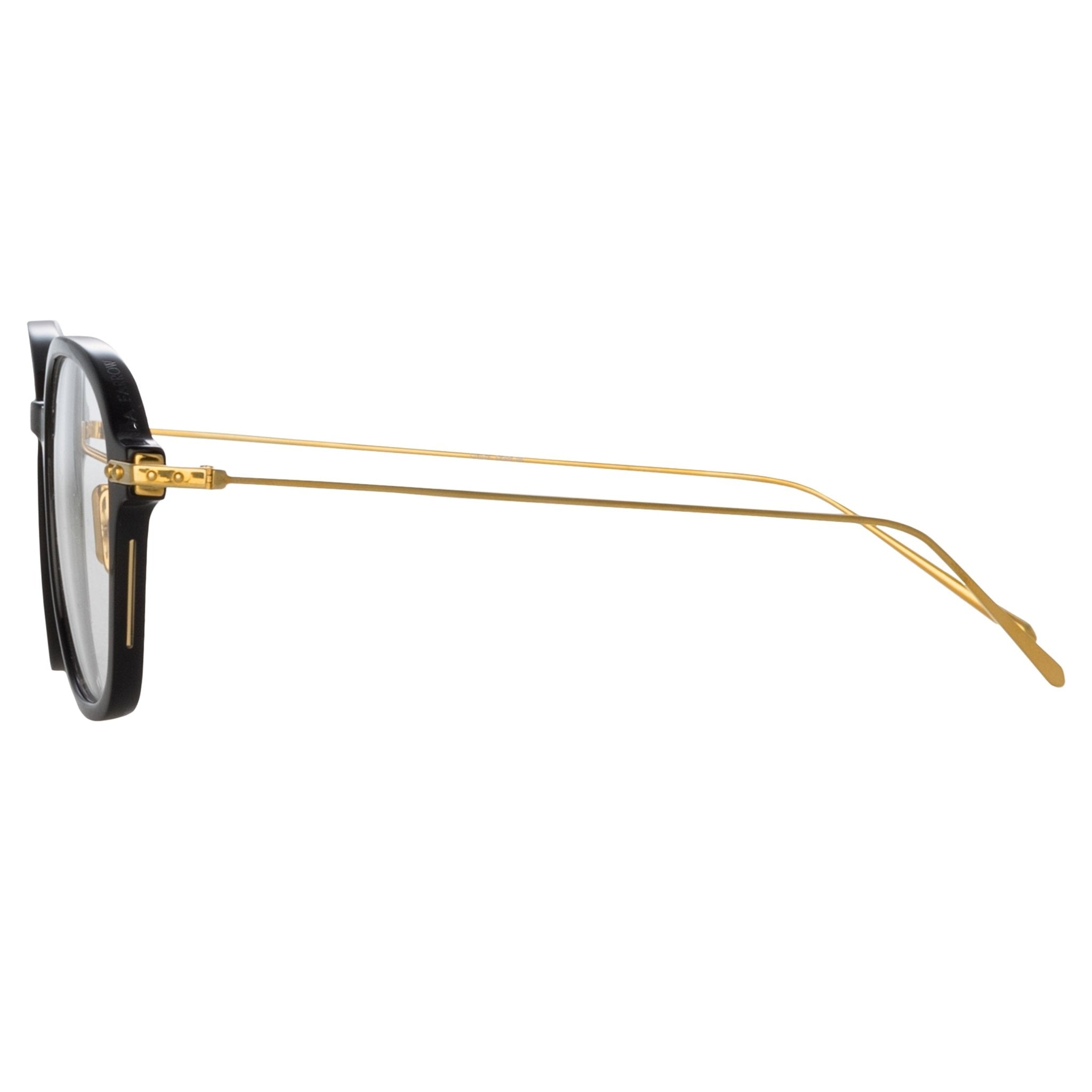 Lane Square Optical Frame in Black - LINDA FARROW - Optical Frame - 