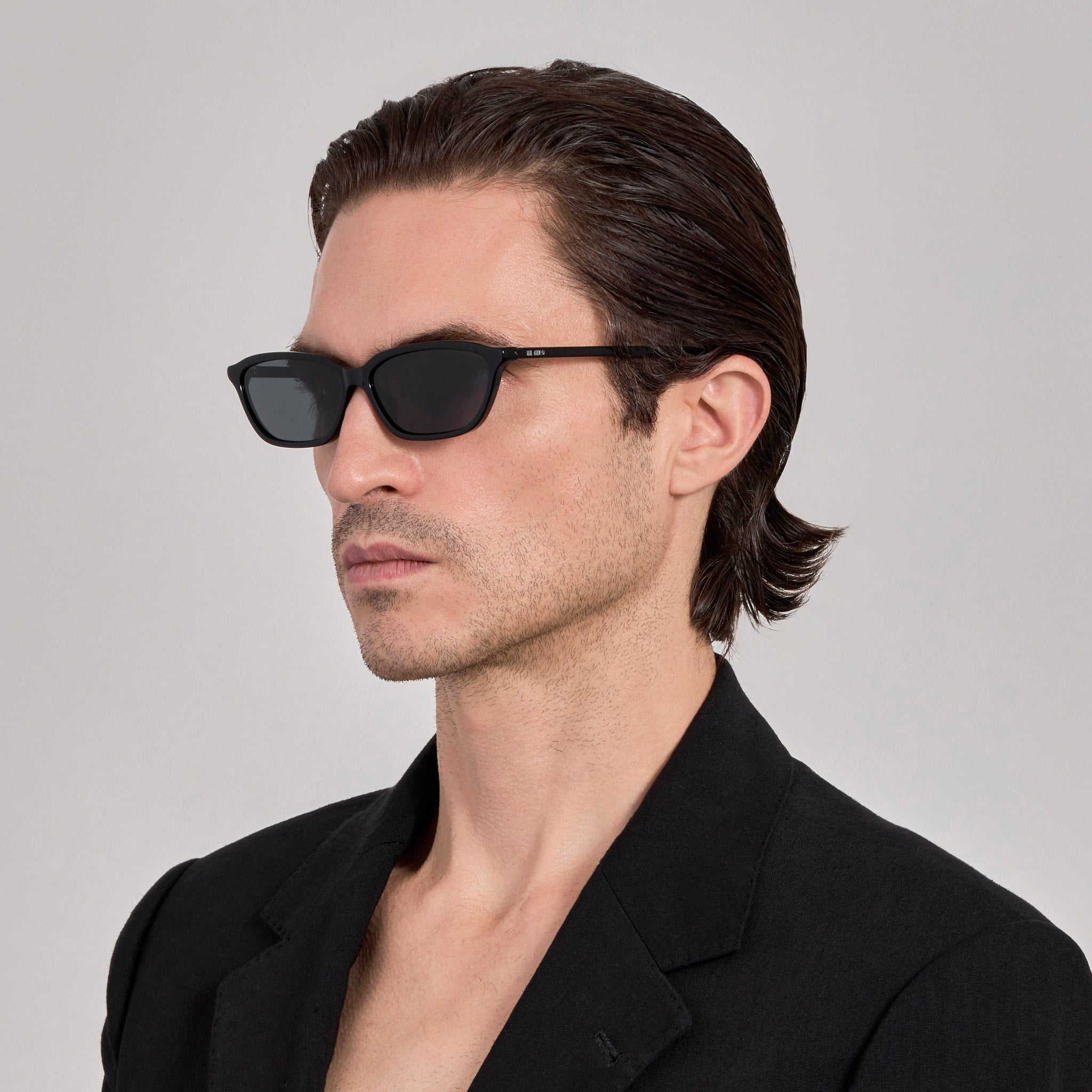 Libby Sunglasses in Black - LINDA FARROW-Sunglasses-