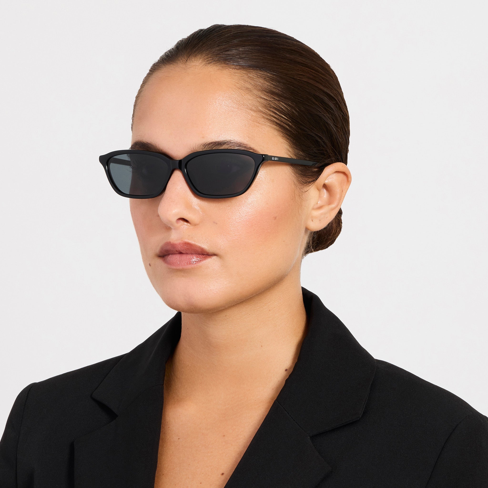 Libby Sunglasses in Black - LINDA FARROW-Sunglasses-