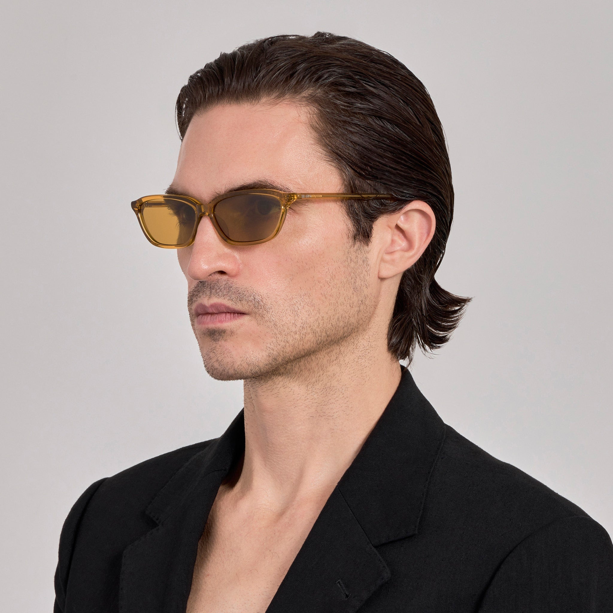 Libby Sunglasses in Yellow - LINDA FARROW-Sunglasses-