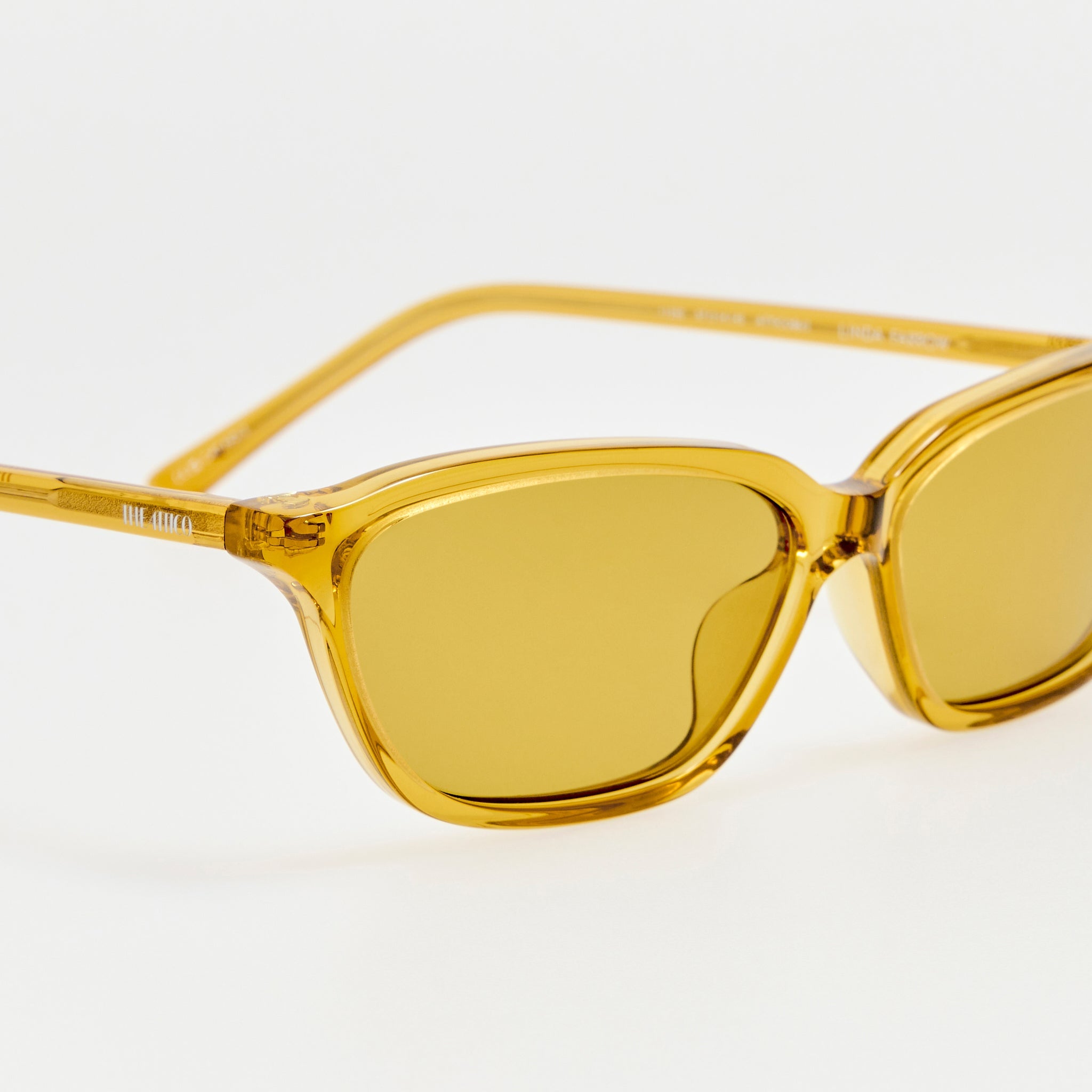 Libby Sunglasses in Yellow - LINDA FARROW-Sunglasses-