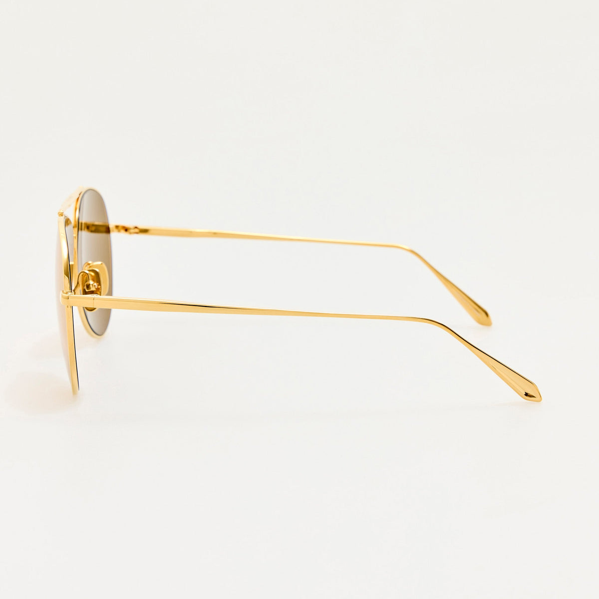 Marcelo Sunglasses in 24K Gold - LINDA FARROW-Sunglasses-