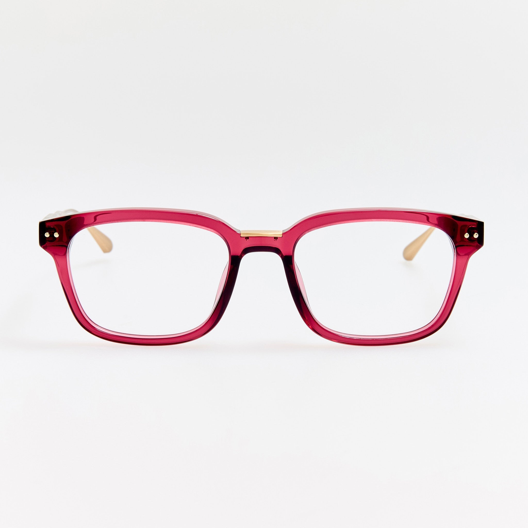 Mauro Optical in Wine - LINDA FARROW - Optical Frame - 
