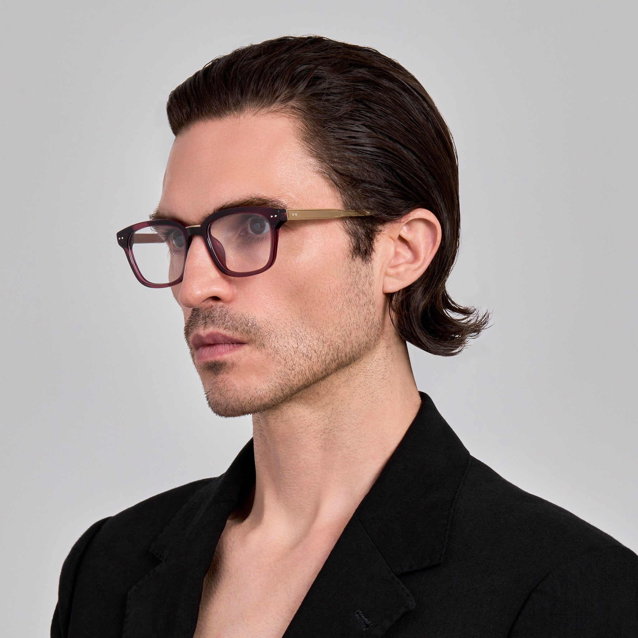 Mauro Optical in Wine - LINDA FARROW - Optical Frame - 