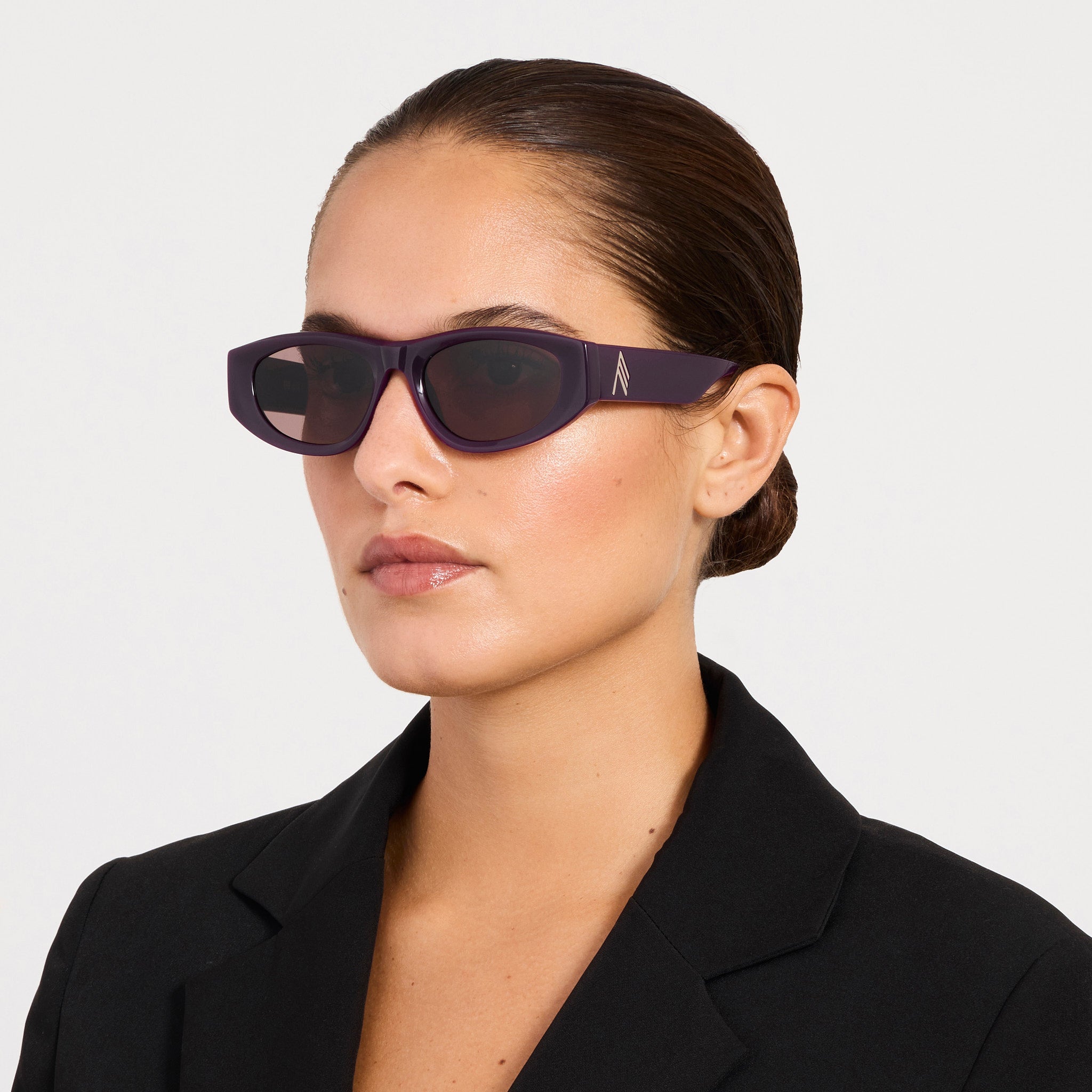 Maya Sunglasses in Mauve - LINDA FARROW-Sunglasses-