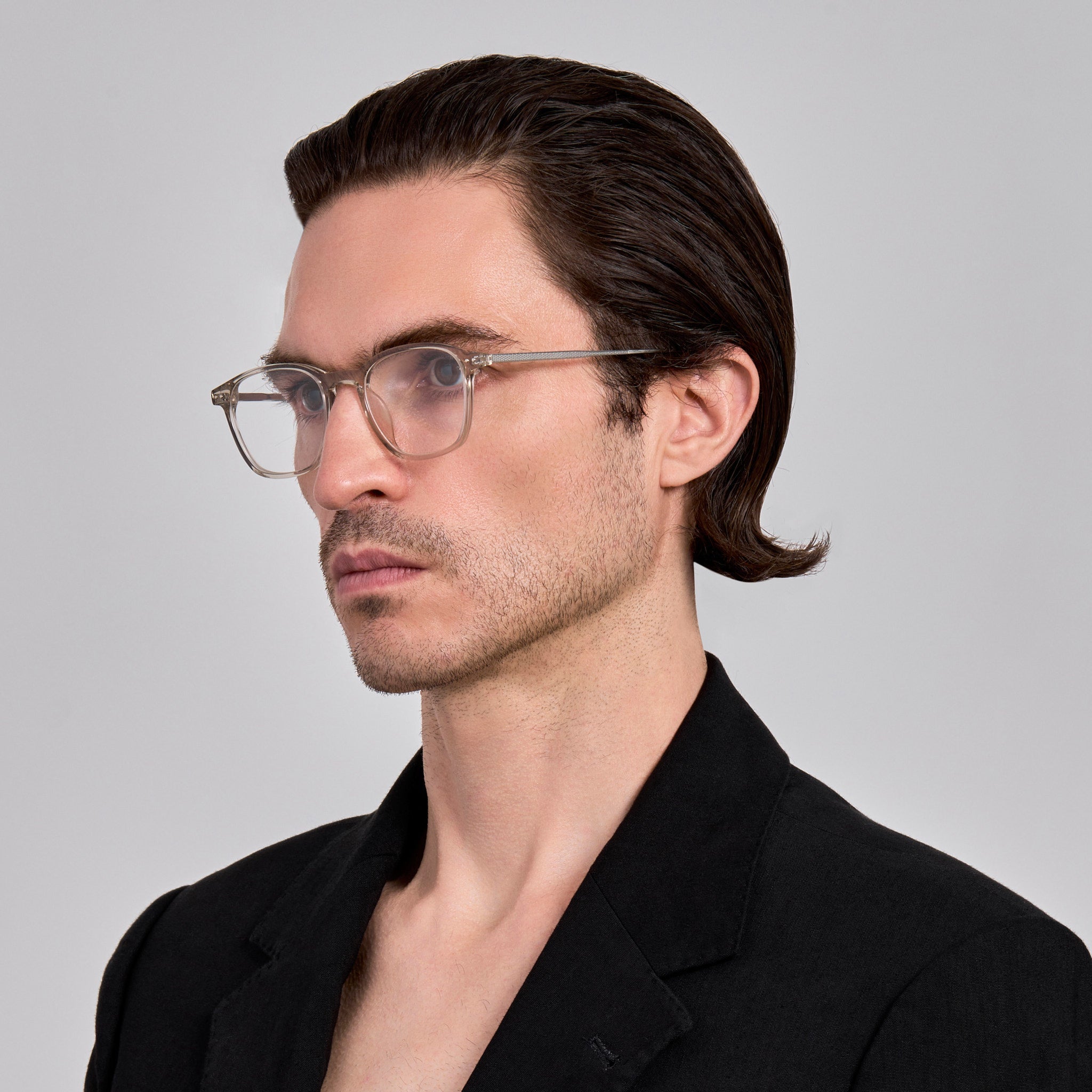 Micky Optical in Truffle - LINDA FARROW - Optical Frame - 