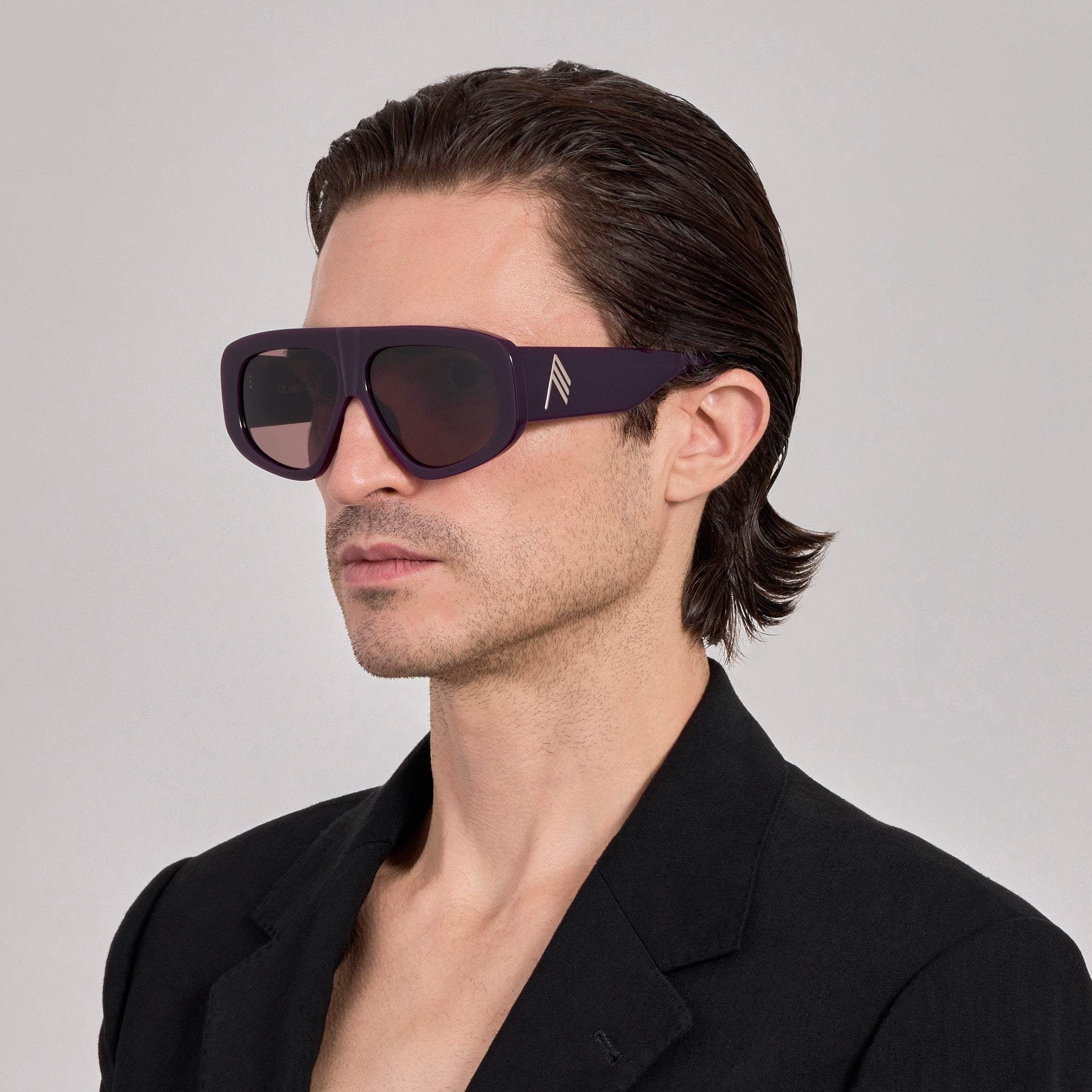 Milano Sunglasses in Mauve - LINDA FARROW-Sunglasses-