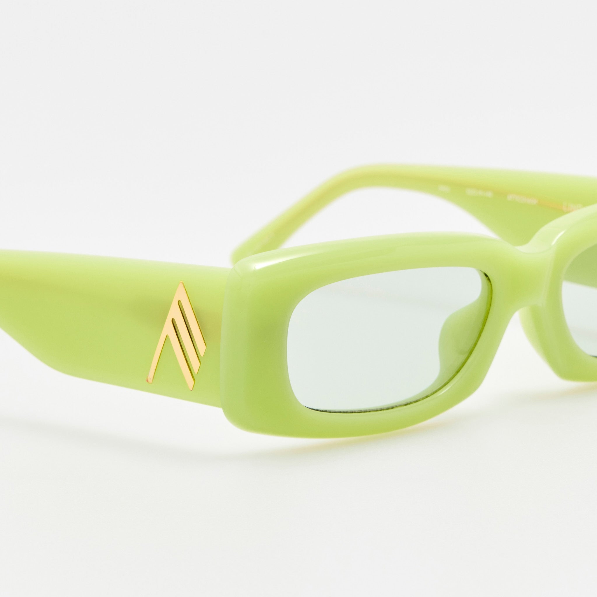 Mini Marfa in Acid Green - LINDA FARROW-Sunglasses-