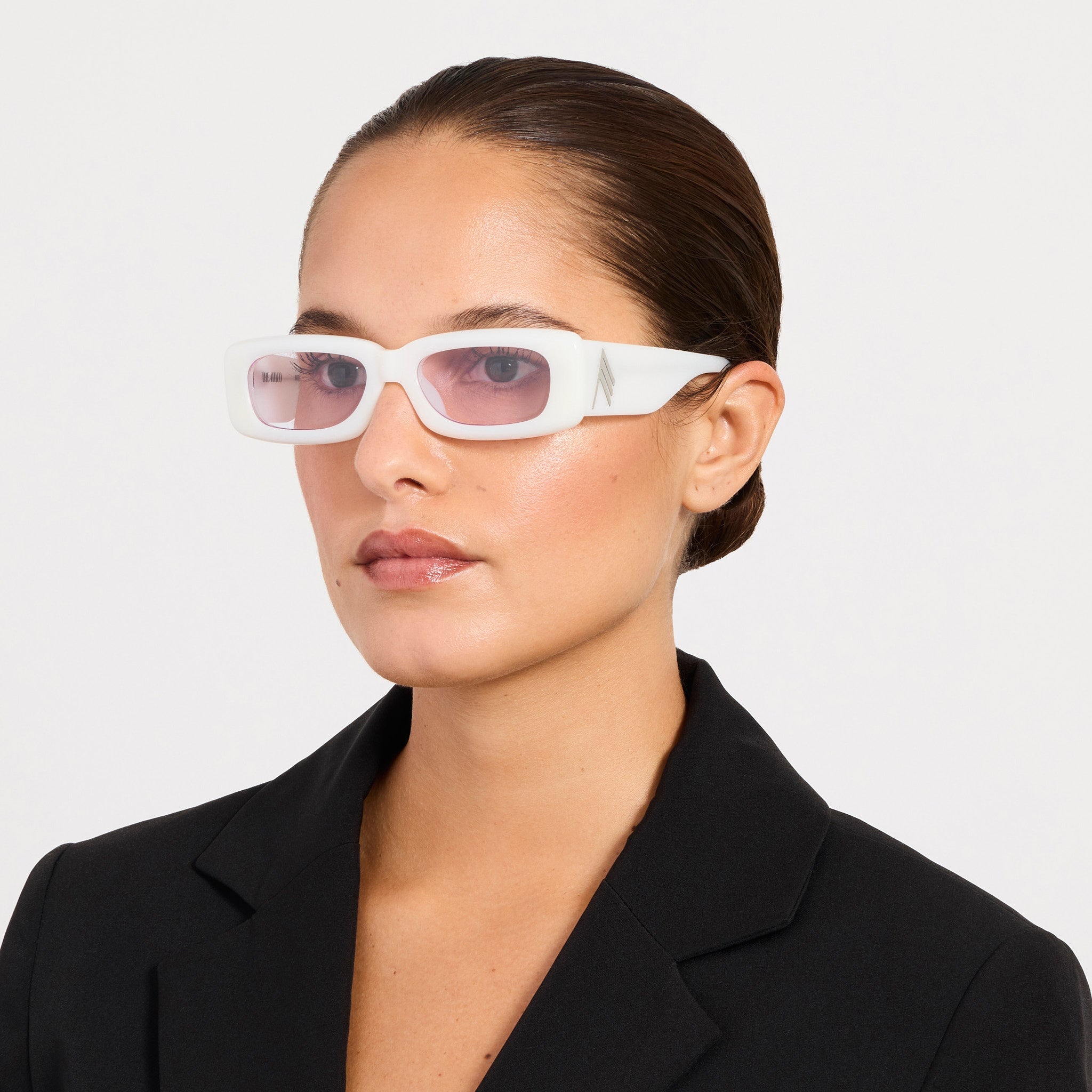 Mini Marfa Sunglasses in White - LINDA FARROW - Sunglasses - 