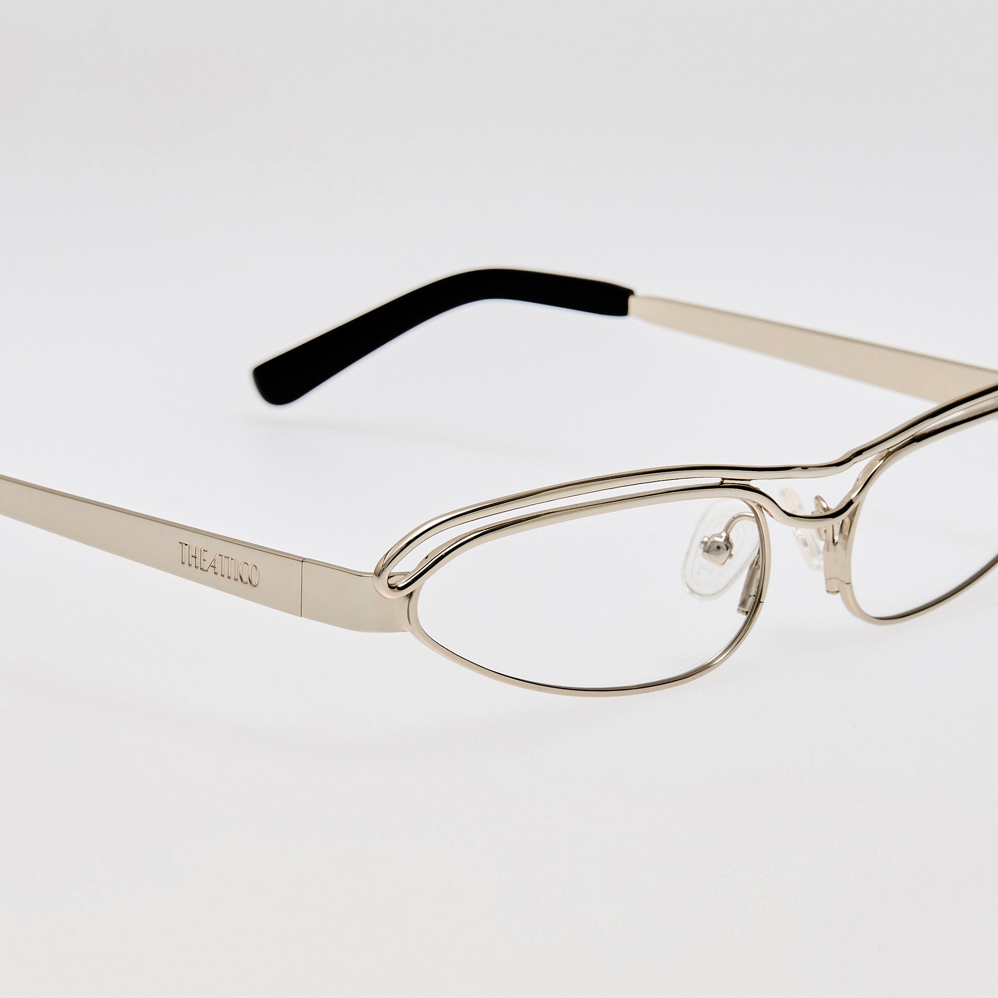 Norma Optical in Silver - LINDA FARROW - Optical Frame - 