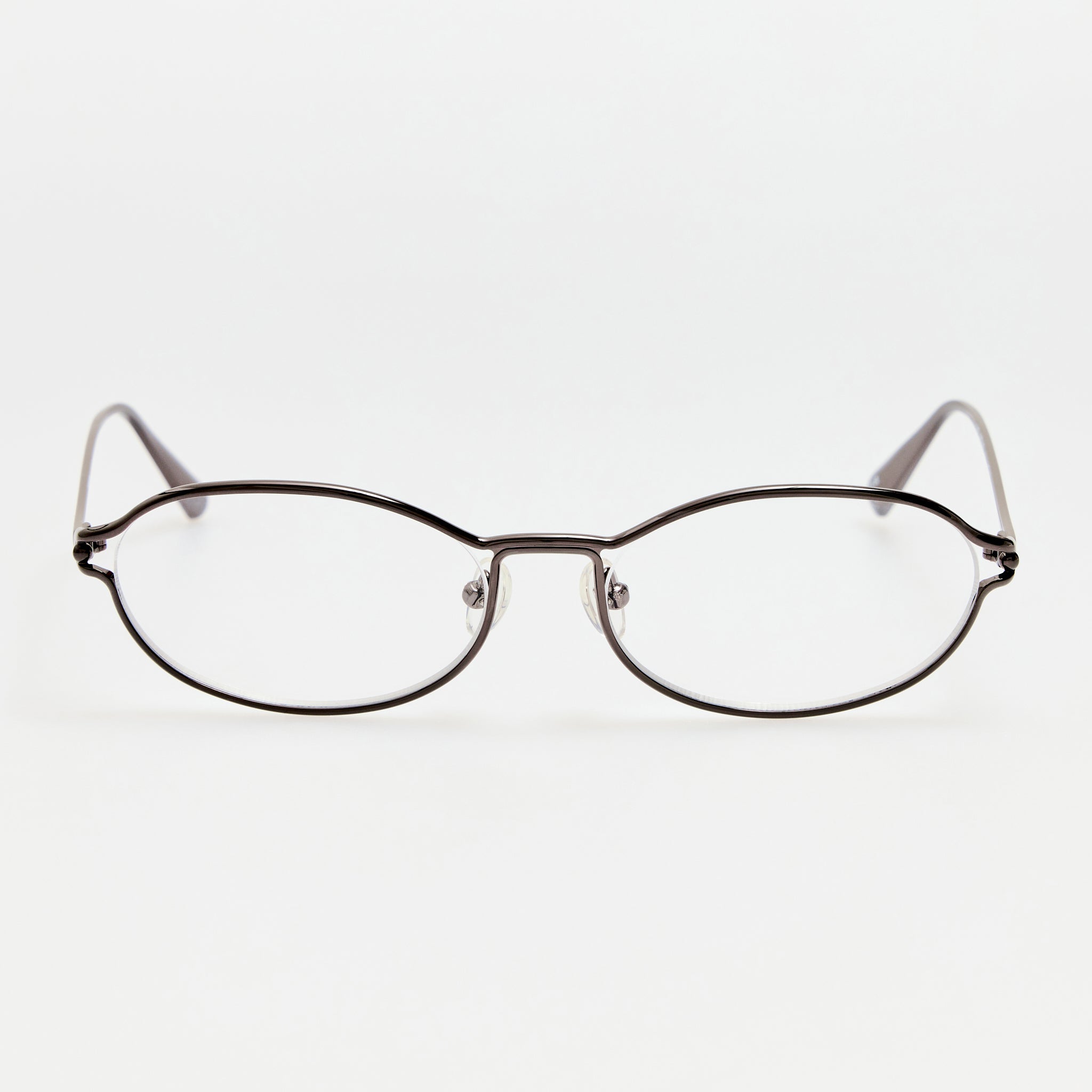 Oval Optical in Nickel - LINDA FARROW-Optical Frame-
