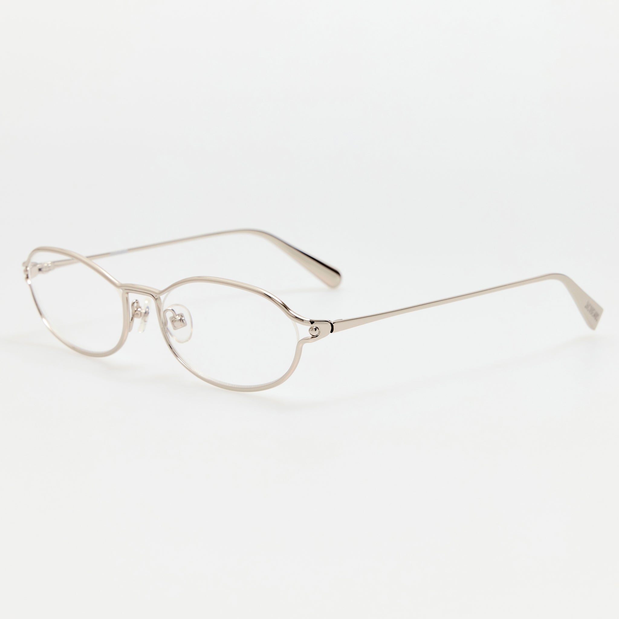 Oval Optical in Silver - LINDA FARROW-Optical Frame-