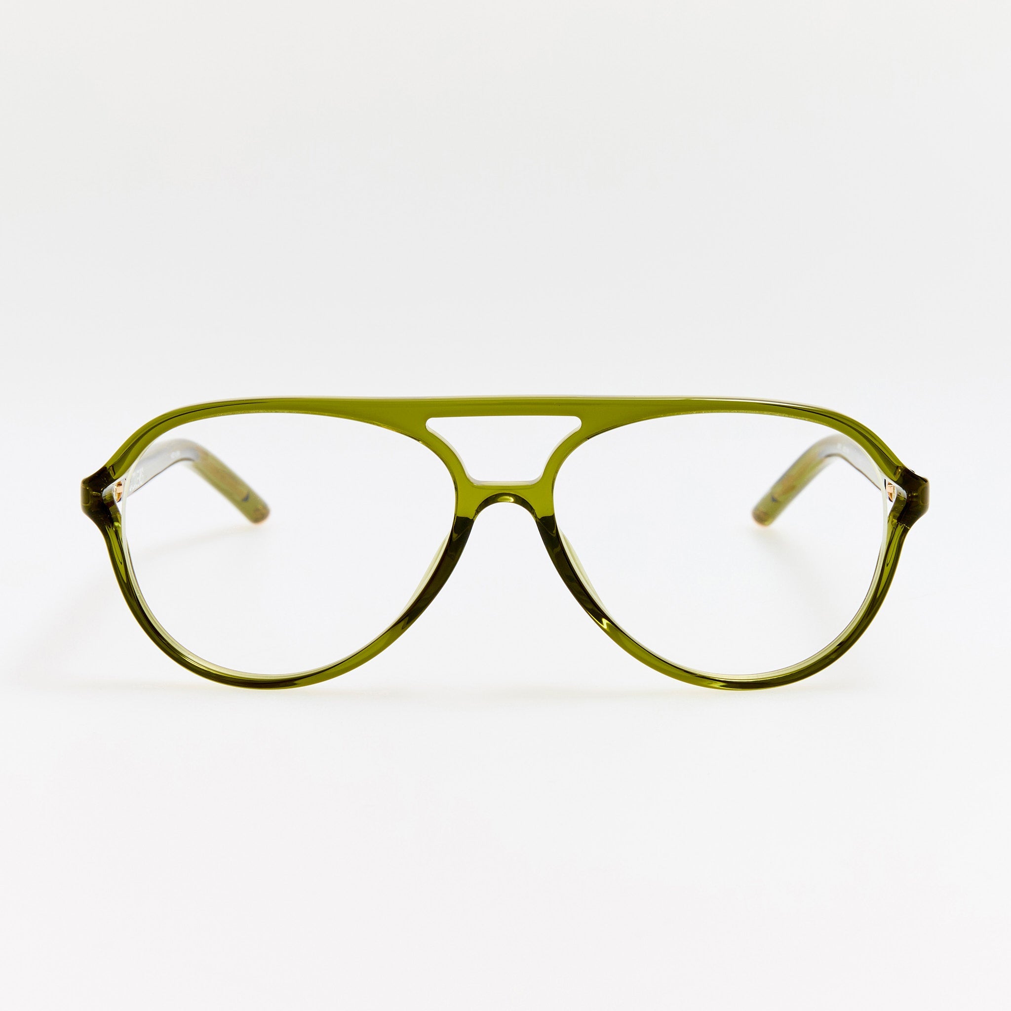 Pastro Optical in Khaki - LINDA FARROW - Optical Frame - 