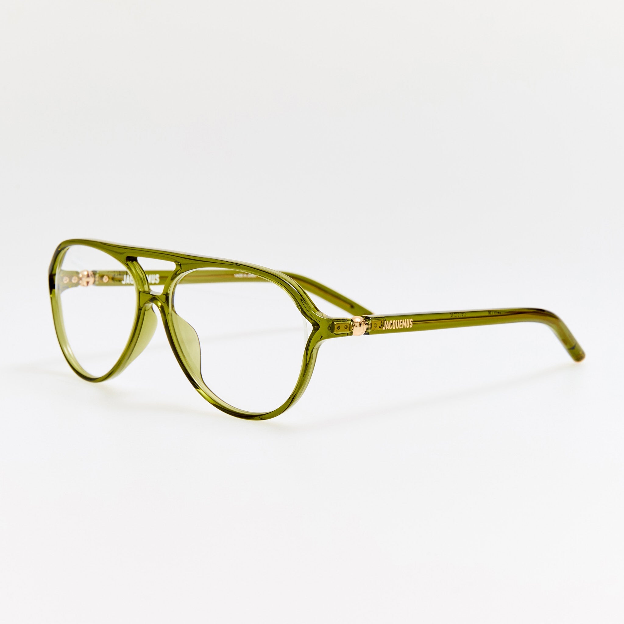 Pastro Optical in Khaki - LINDA FARROW - Optical Frame - 