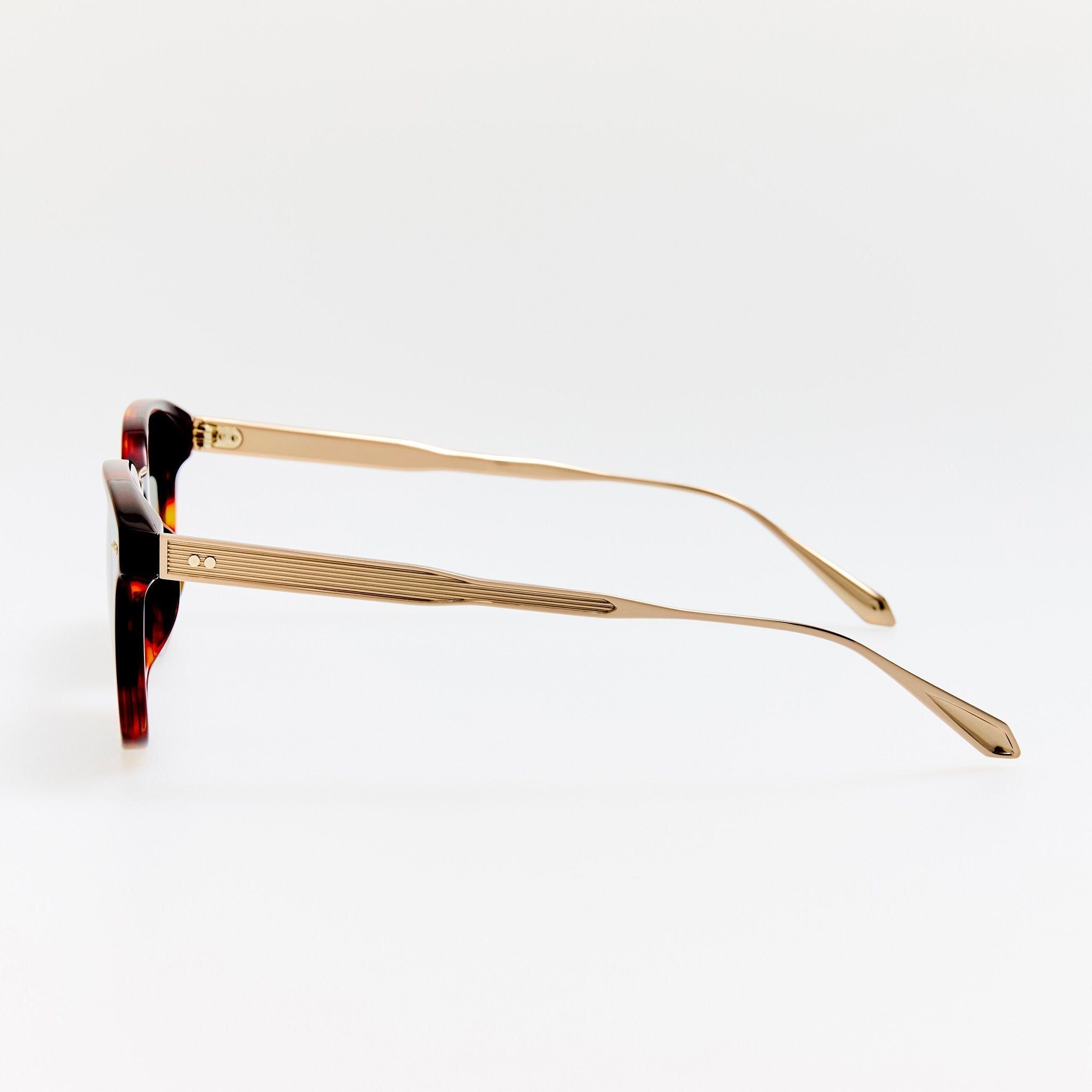Paulson Sunglasses in Dark Tortoiseshell - LINDA FARROW - Sunglasses - 