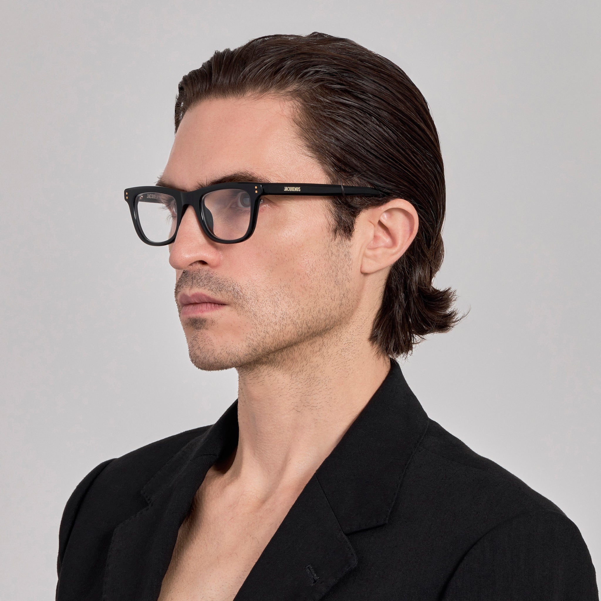 Pilotis Optical in Black - LINDA FARROW - Optical Frame - 