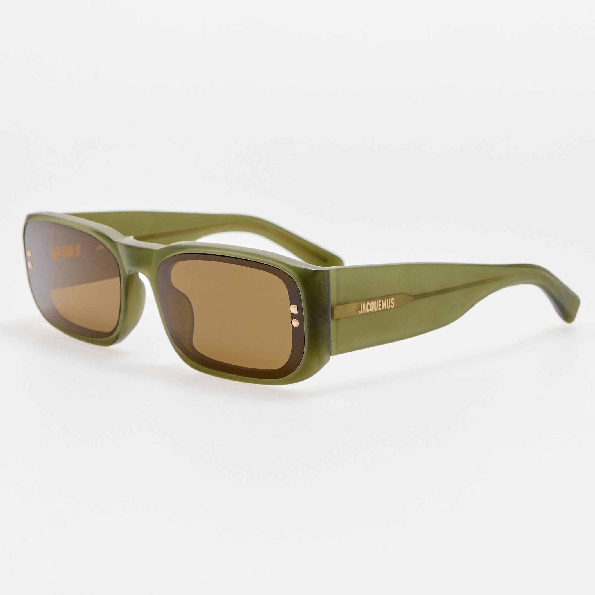 Pisco Sunglasses in Green - LINDA FARROW-Sunglasses-