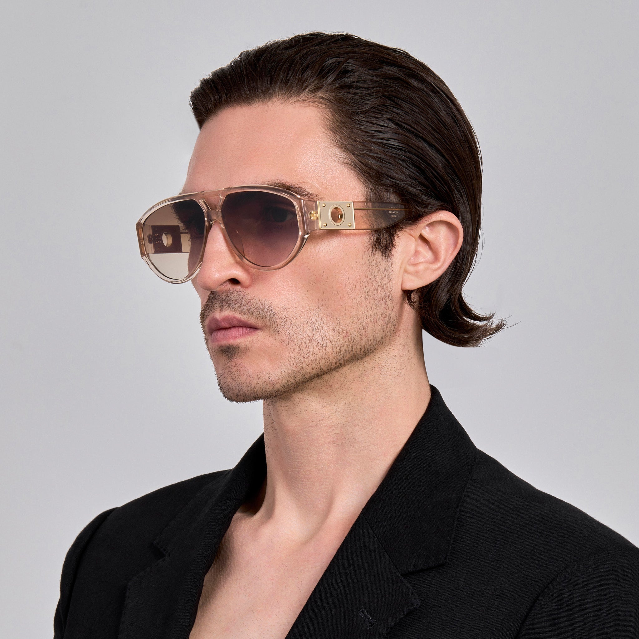 Portia Sunglasses in Ash - LINDA FARROW - Sunglasses - 