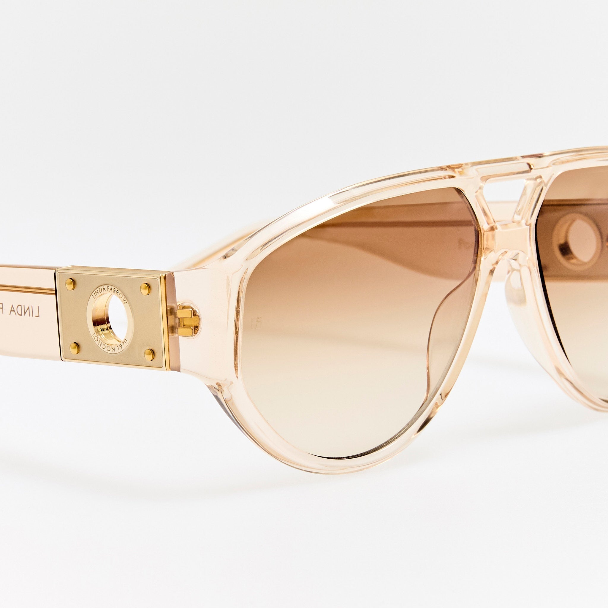 Portia Sunglasses in Ash - LINDA FARROW - Sunglasses - 