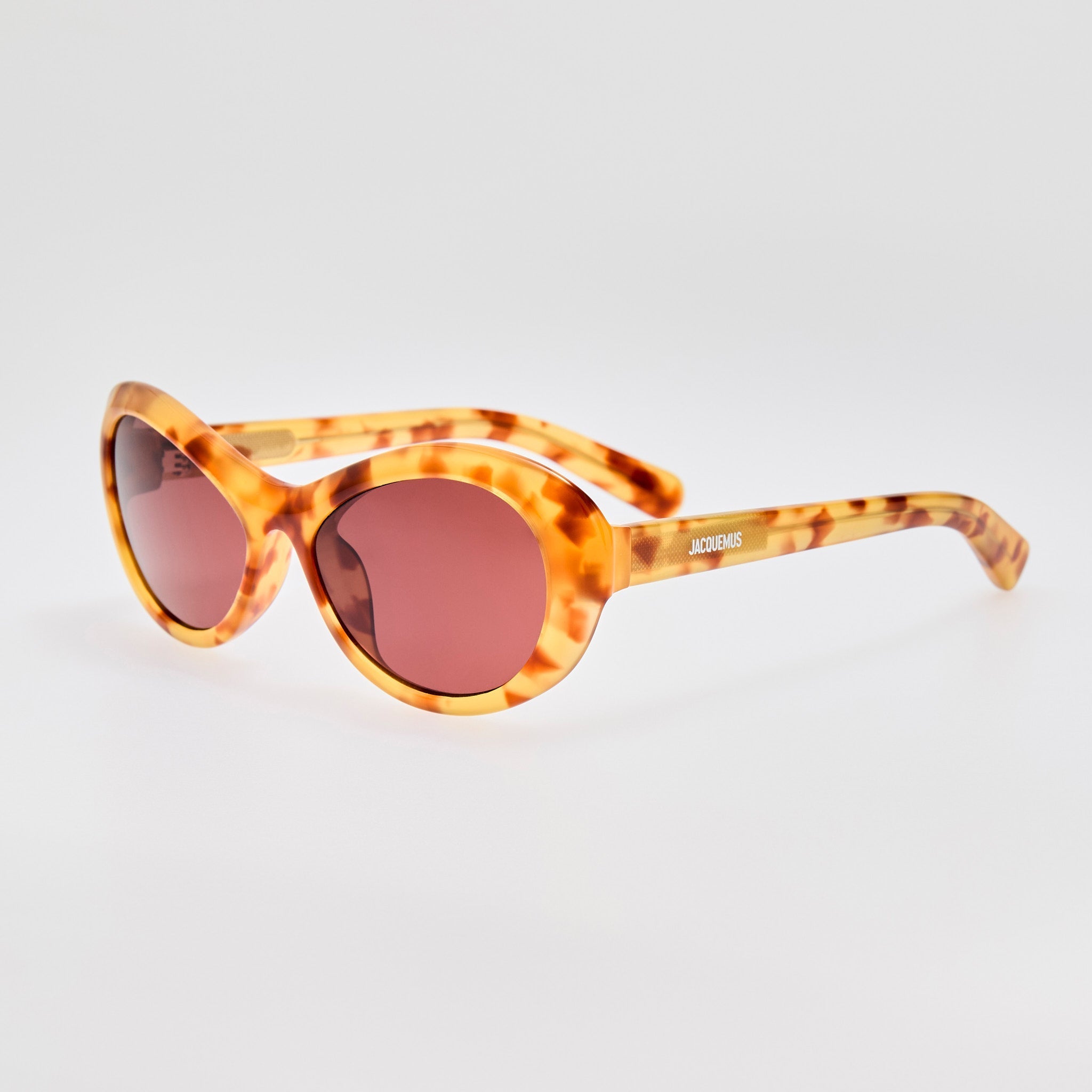Rond Sunglasses in Beige Tortoiseshell - LINDA FARROW - Sunglasses - 