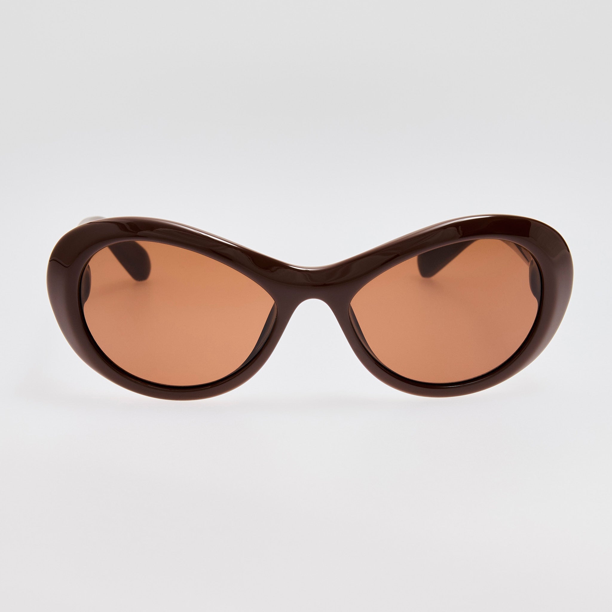 Rond Sunglasses in Brown - LINDA FARROW - Sunglasses - 