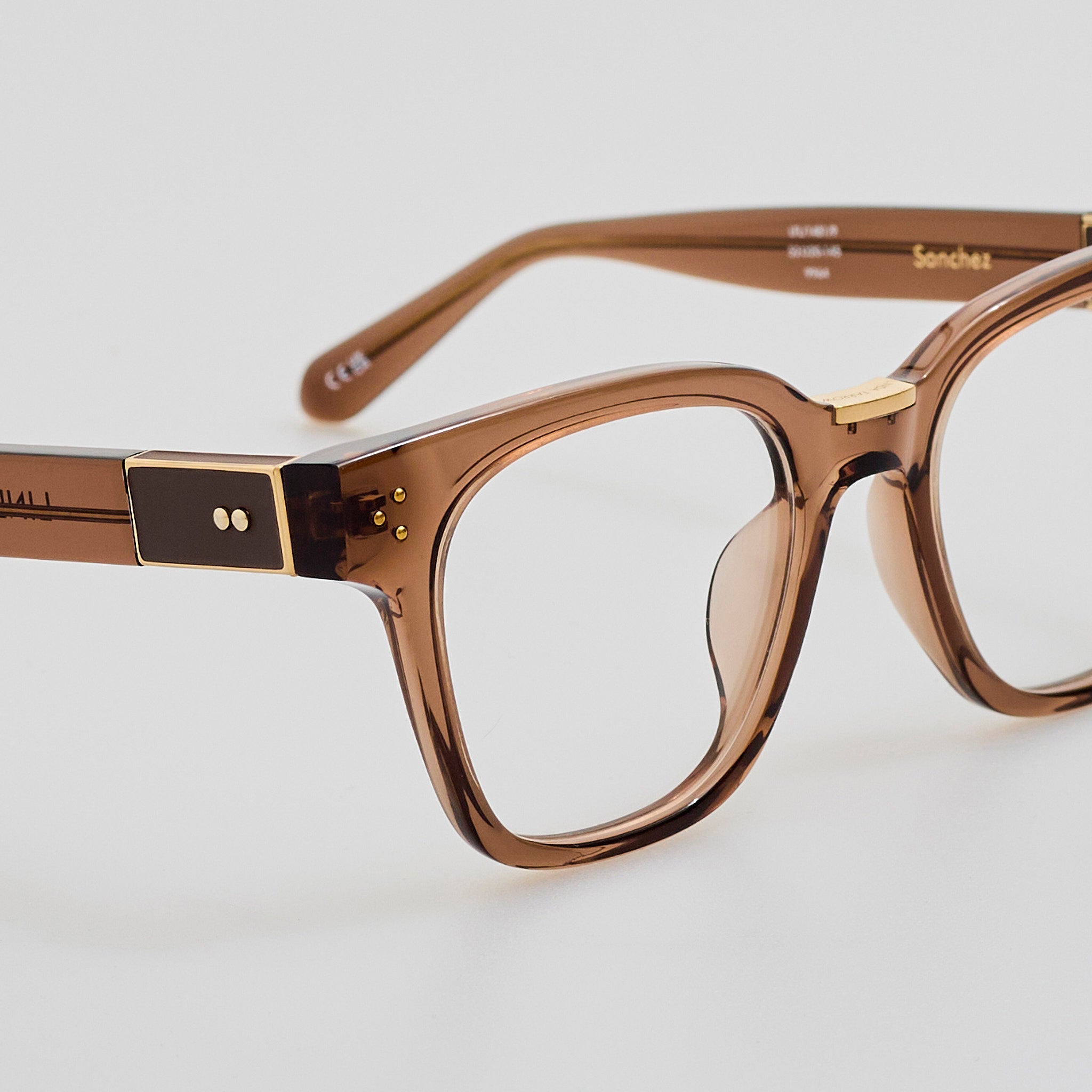 Sanchez Optical in Brown - LINDA FARROW - Optical Frame - 