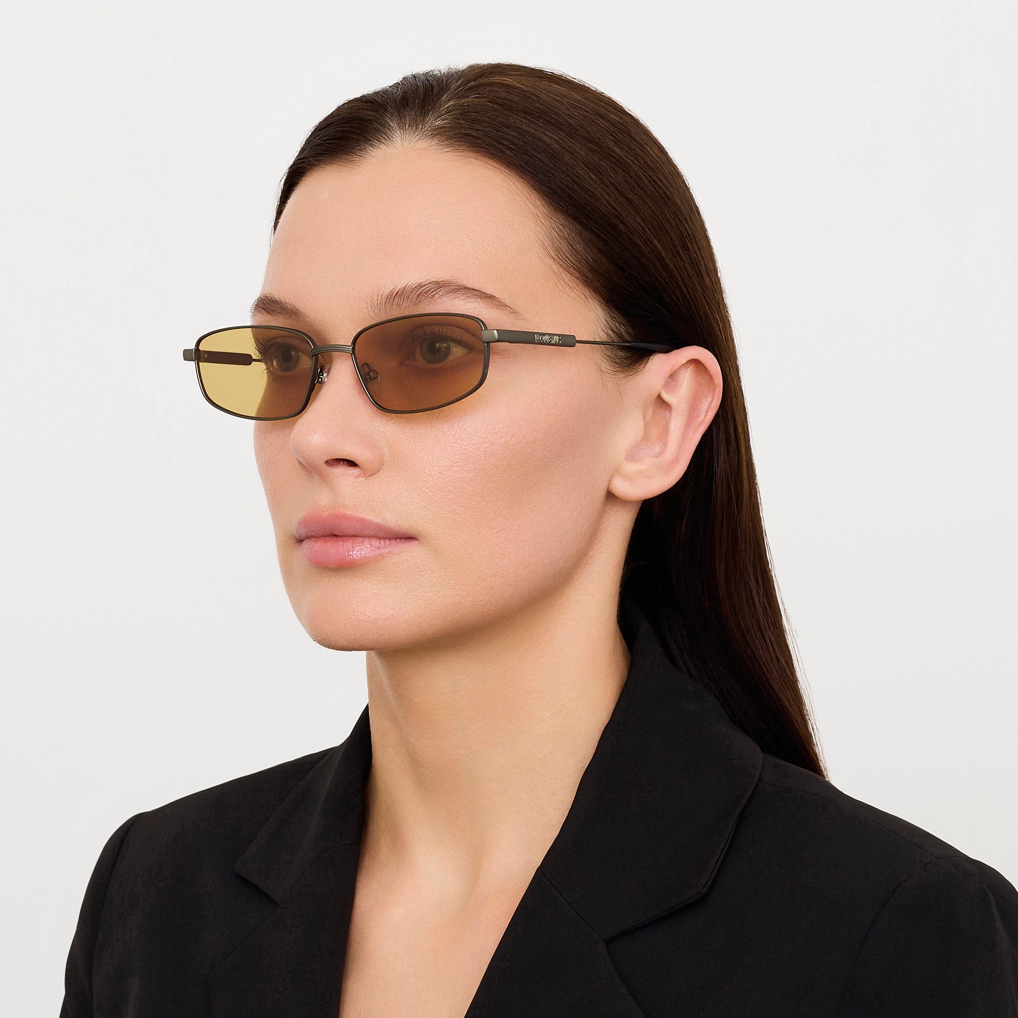Sera Sunglasses in Matt Putty - LINDA FARROW - Sunglasses - 