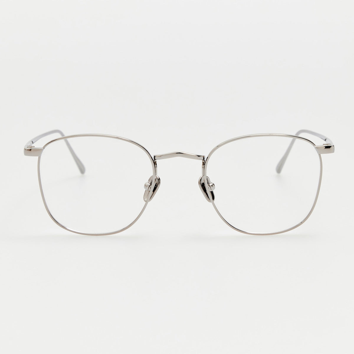 Simon Square Optical 22K White Gold