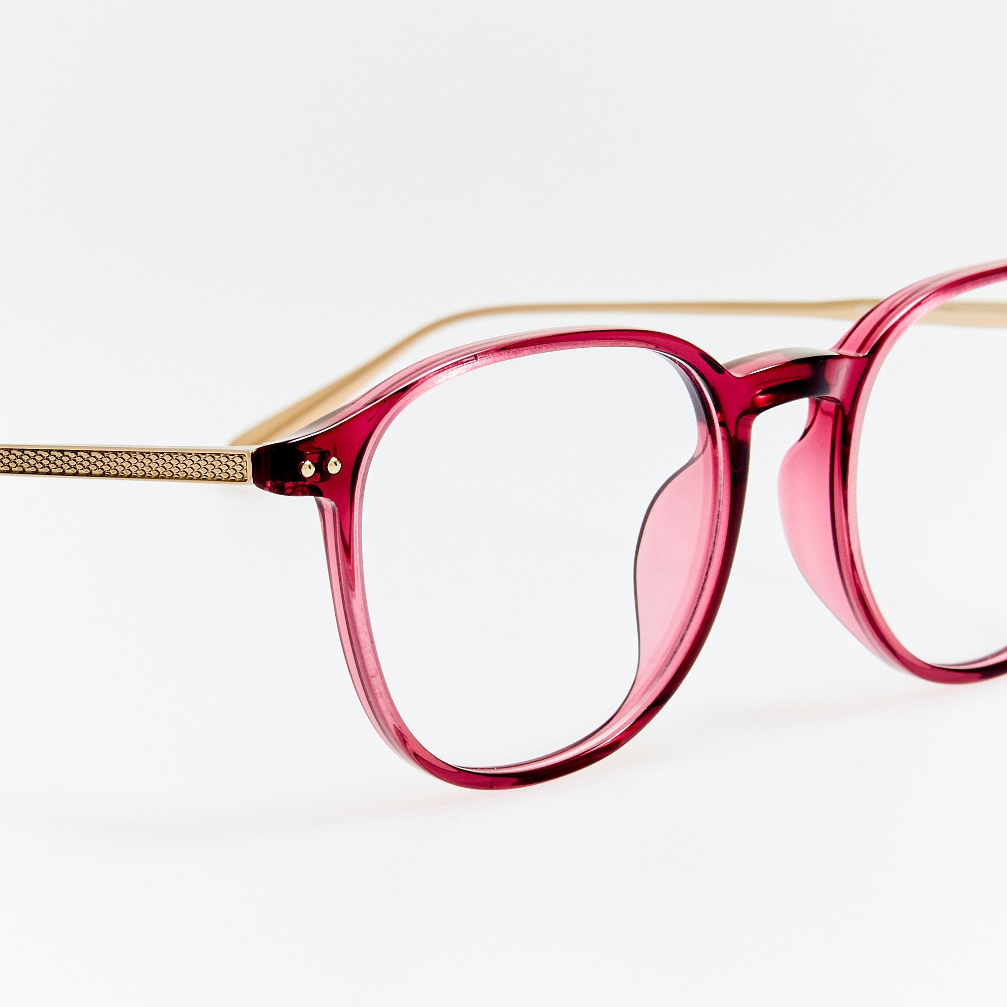 Stanley Optical in Wine - LINDA FARROW - Optical Frame - 